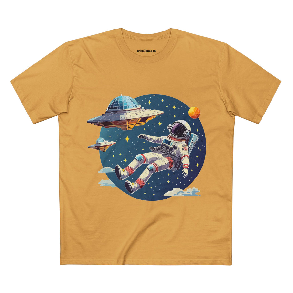 Cosmos Astronaut Graphic Tee Staple Unisex 100 Cotton Tee Shirt - CS-26