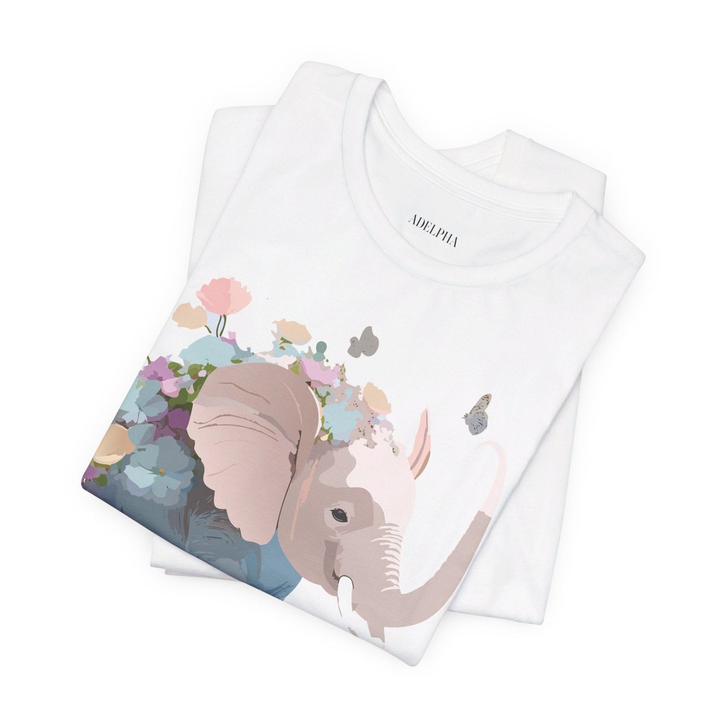 Elephant Graphic Tee Unisex Jersey Short Sleeve Art Design Adelpha Premium Vintage Inspired