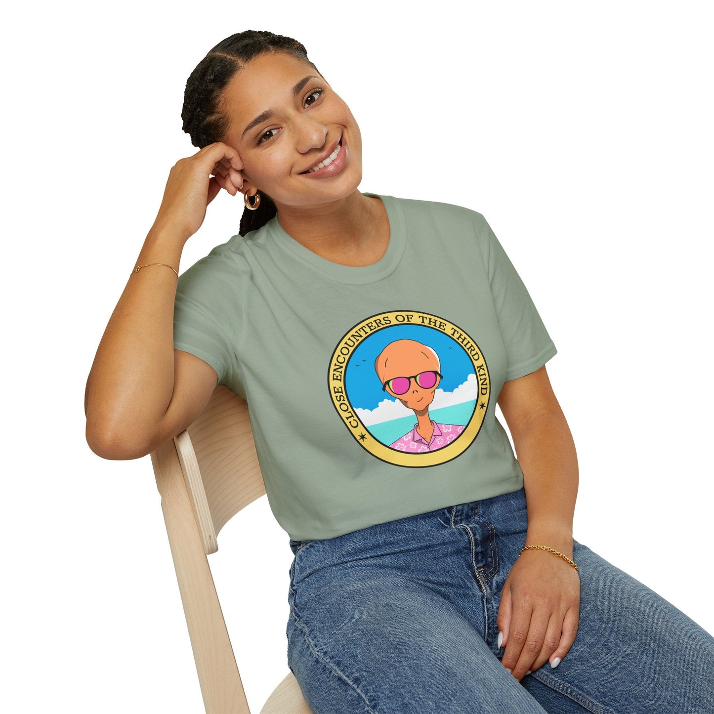 Funny T Shirts UFO Tees Funny Aliens Shirt  7