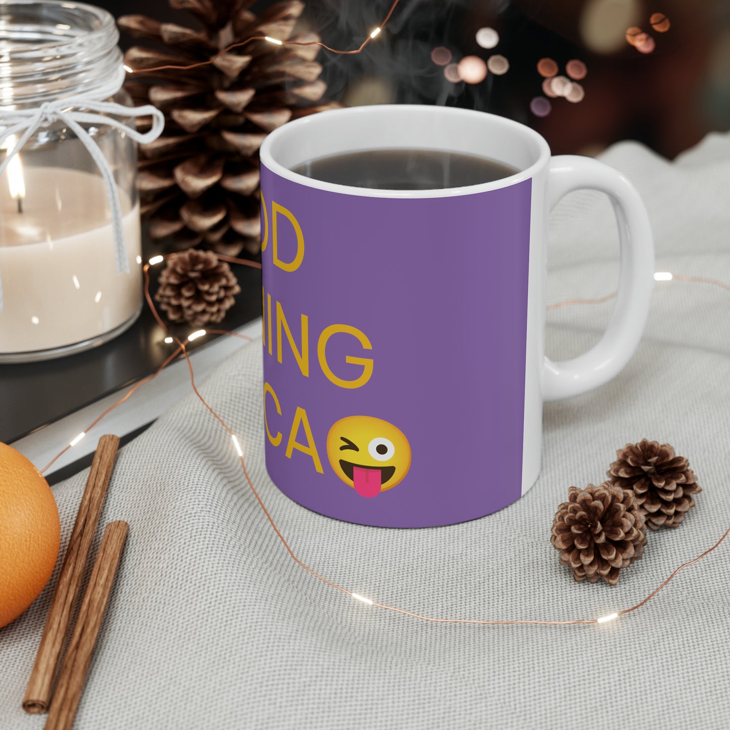 Coffee & Tea Mug with Good Morning America Signature