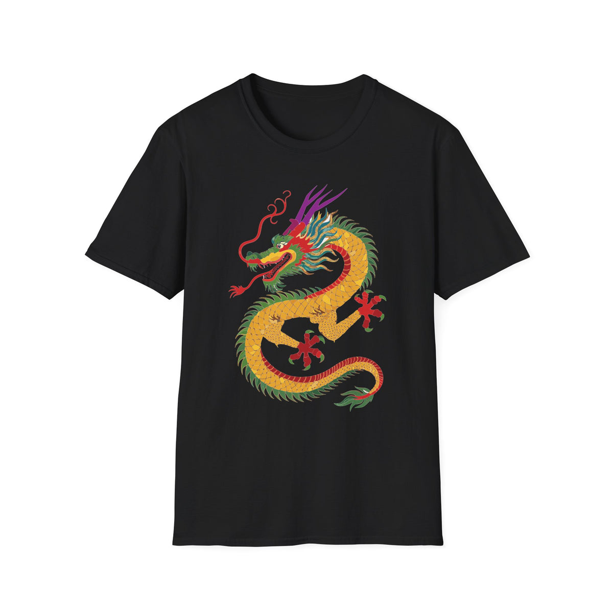 Dragon Graphic Tee Gildan Unisex 100 Cotton Tee Shirt with Animals Design h13