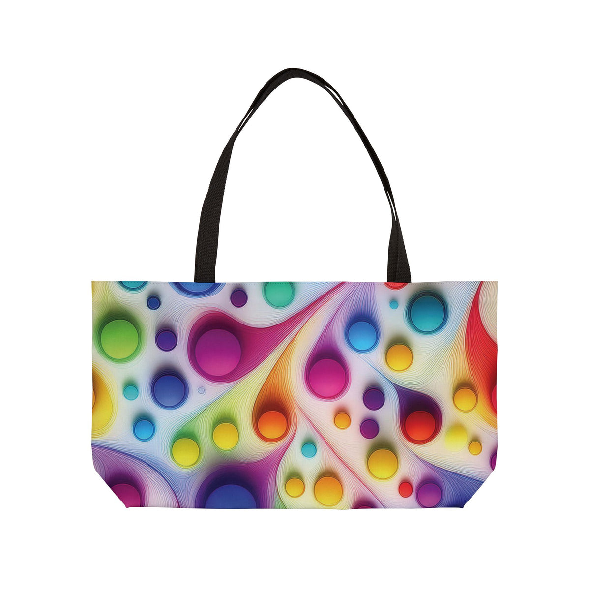 Abstract Print Poly 24x13 Canvas Yoga Bag