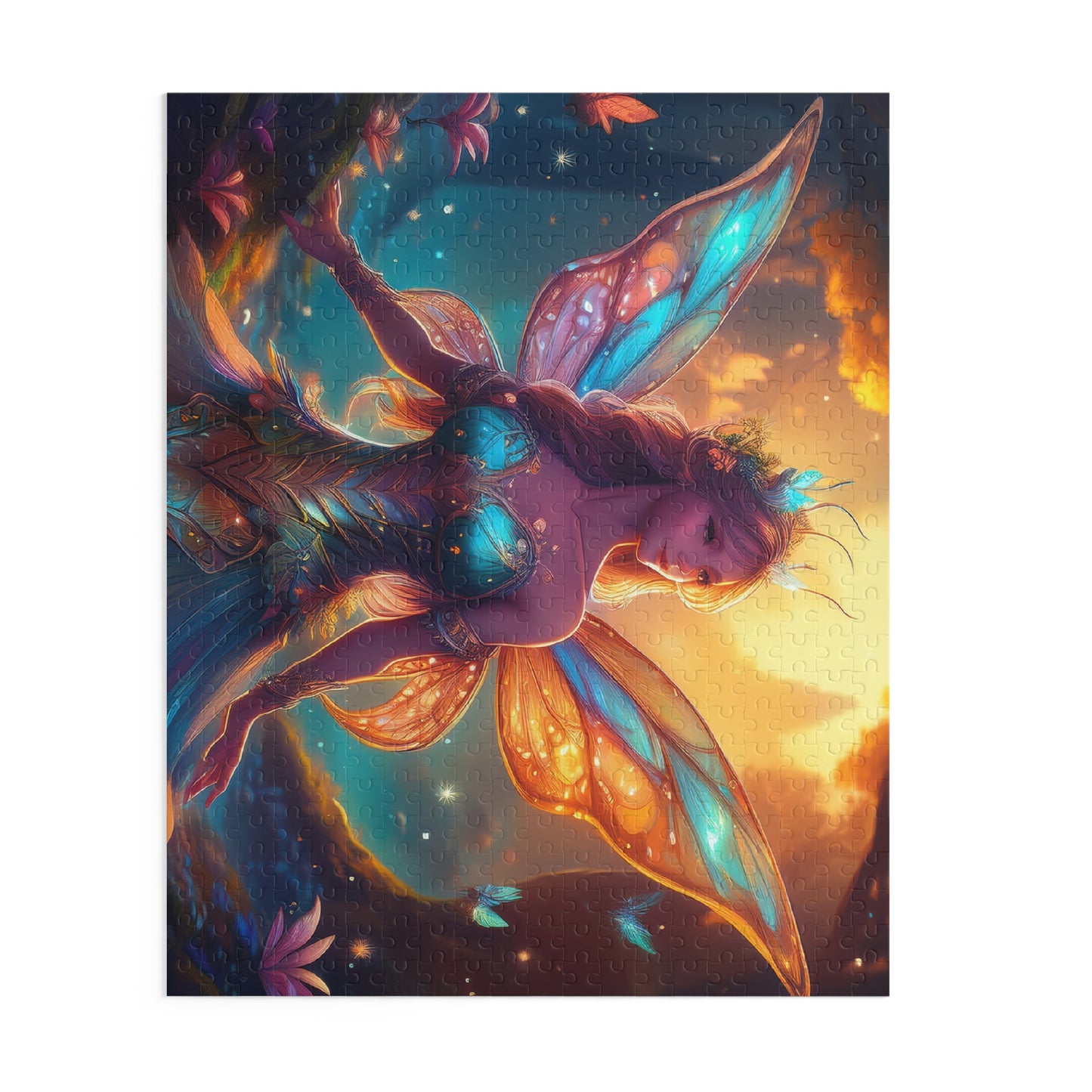 Fairy Puzzle 500-Chipboard Pieces in Box | Kids Puzzles Size: 16" x 20",  Ages 9+ and Family pn7