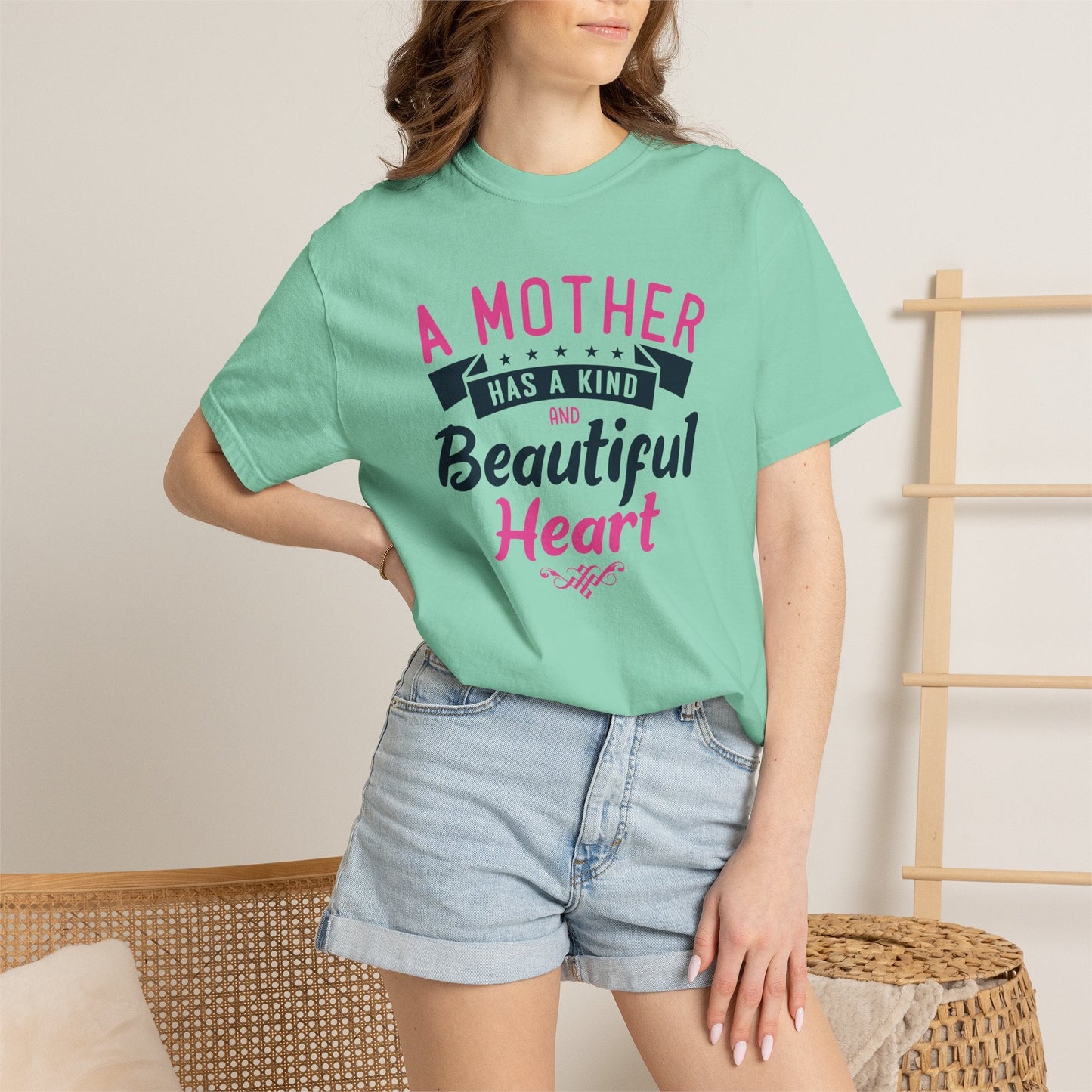 Mom T-shirt Mother Day Mama Tee Unisex Comfort Colors Garment-Dyed Cotton h49