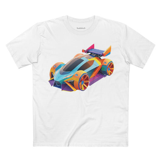 Car Graphic Unisex 100 Cotton Staple Tee 23