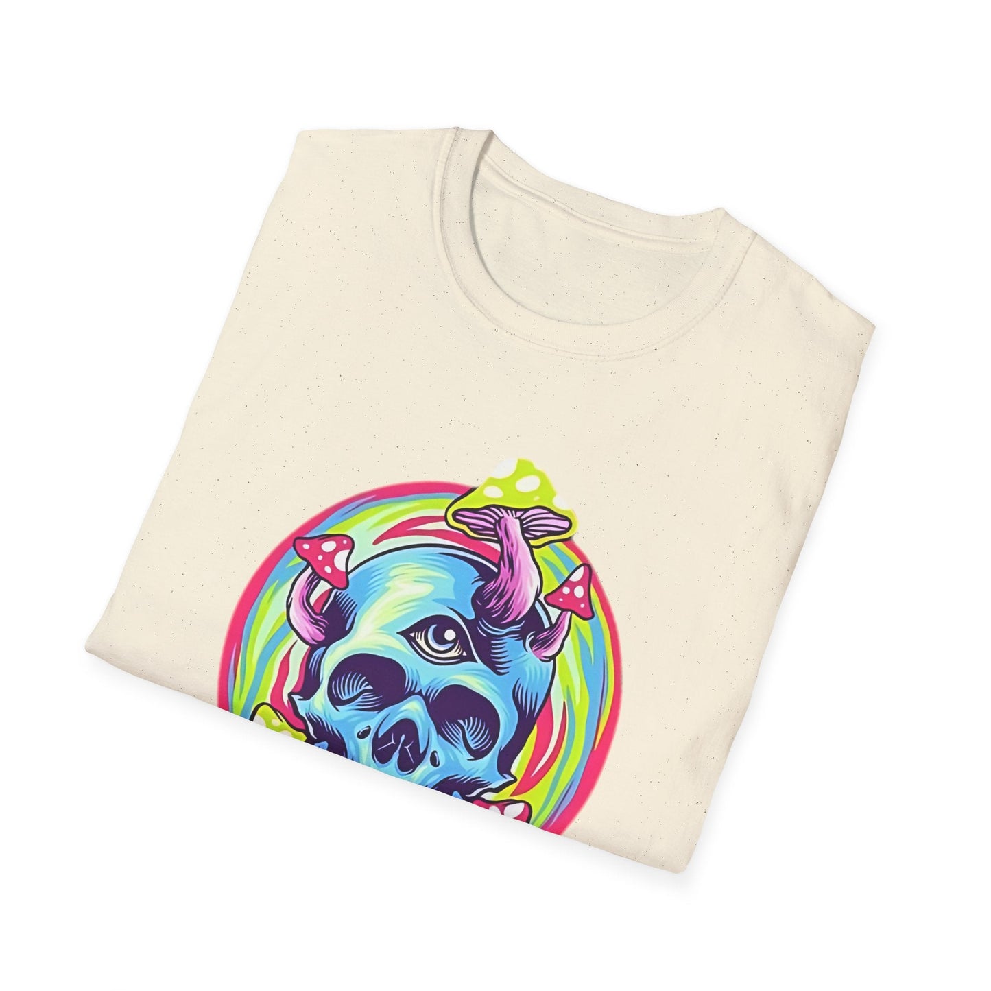 Unisex Skull Tee Shirt With Skeleton Design Cotton Softstyle 64000 T Shirt Premium Cotton Tee