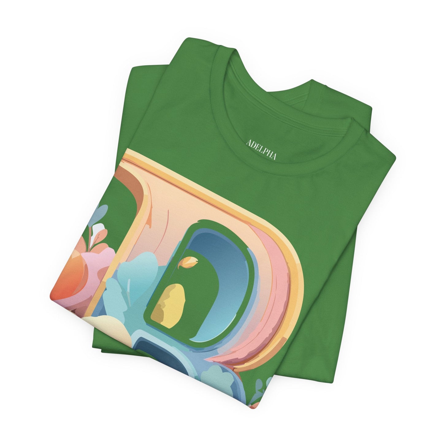 Letter B Graphic Tee Unisex Jersey Short Sleeve With Vintage Inspired Artwork By Adelpha