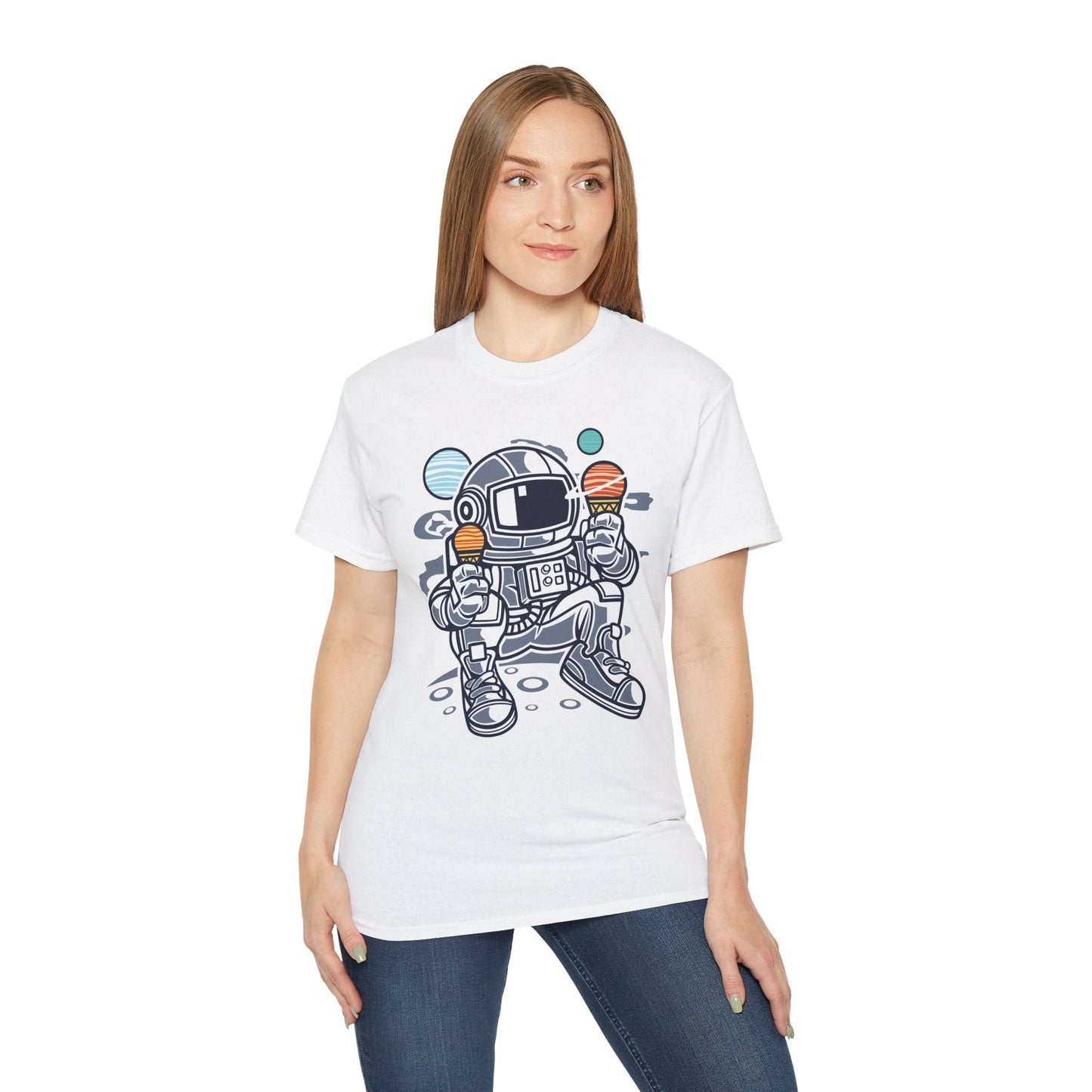 Astronaut Graphic Unisex 100 Cotton Tee 9