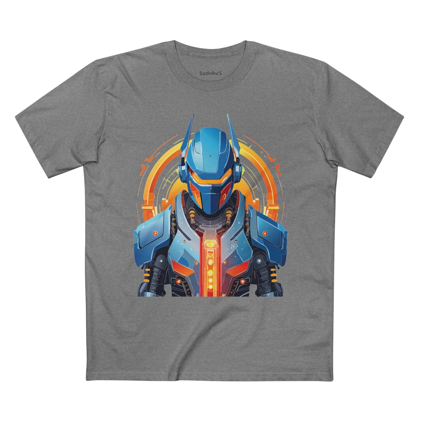 Cyborg Robot Graphic Unisex 100 Cotton Staple Tee 9