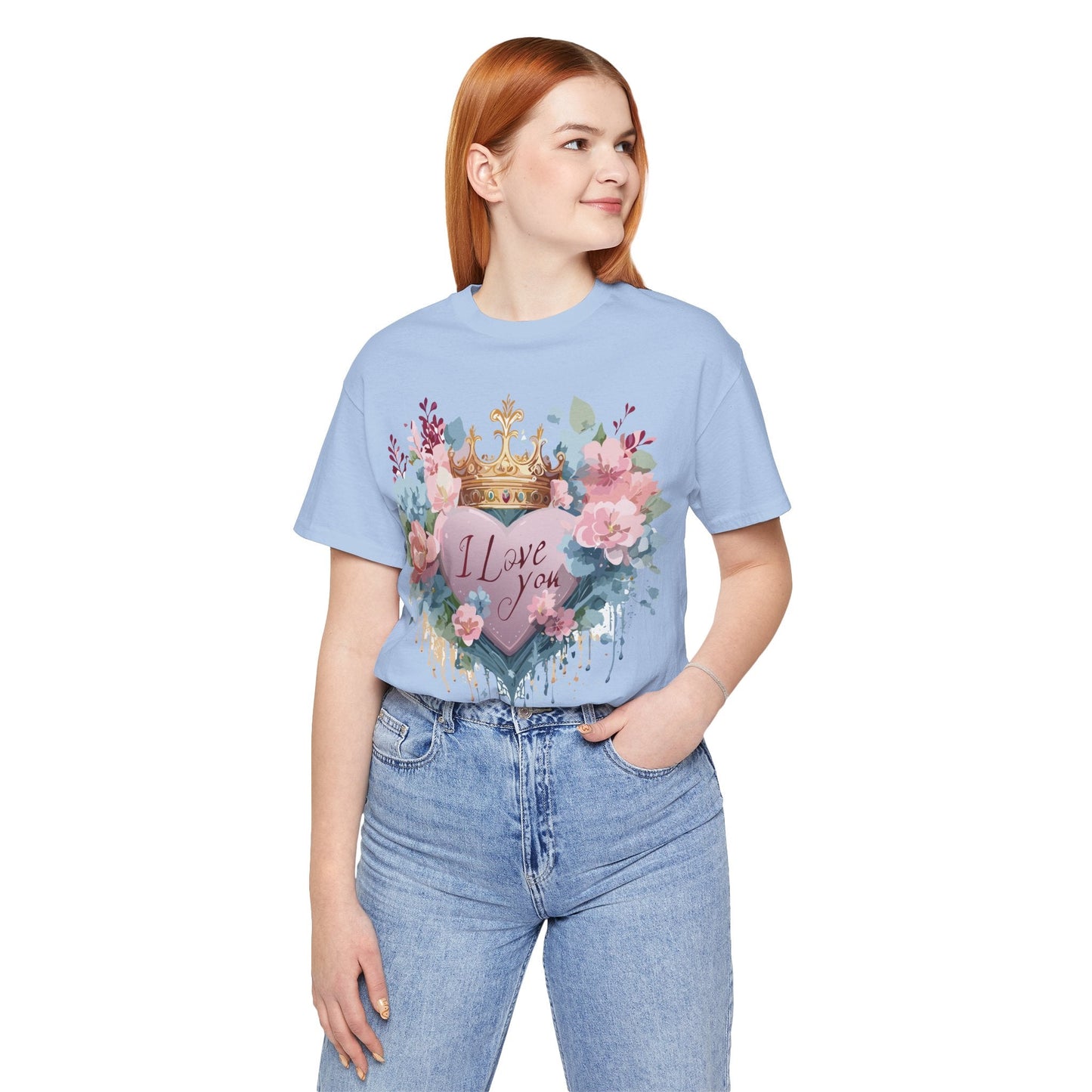 Valentine Graphic Tee Unisex Jersey Short Sleeve Vintage Inspired Art Design By Adelpha