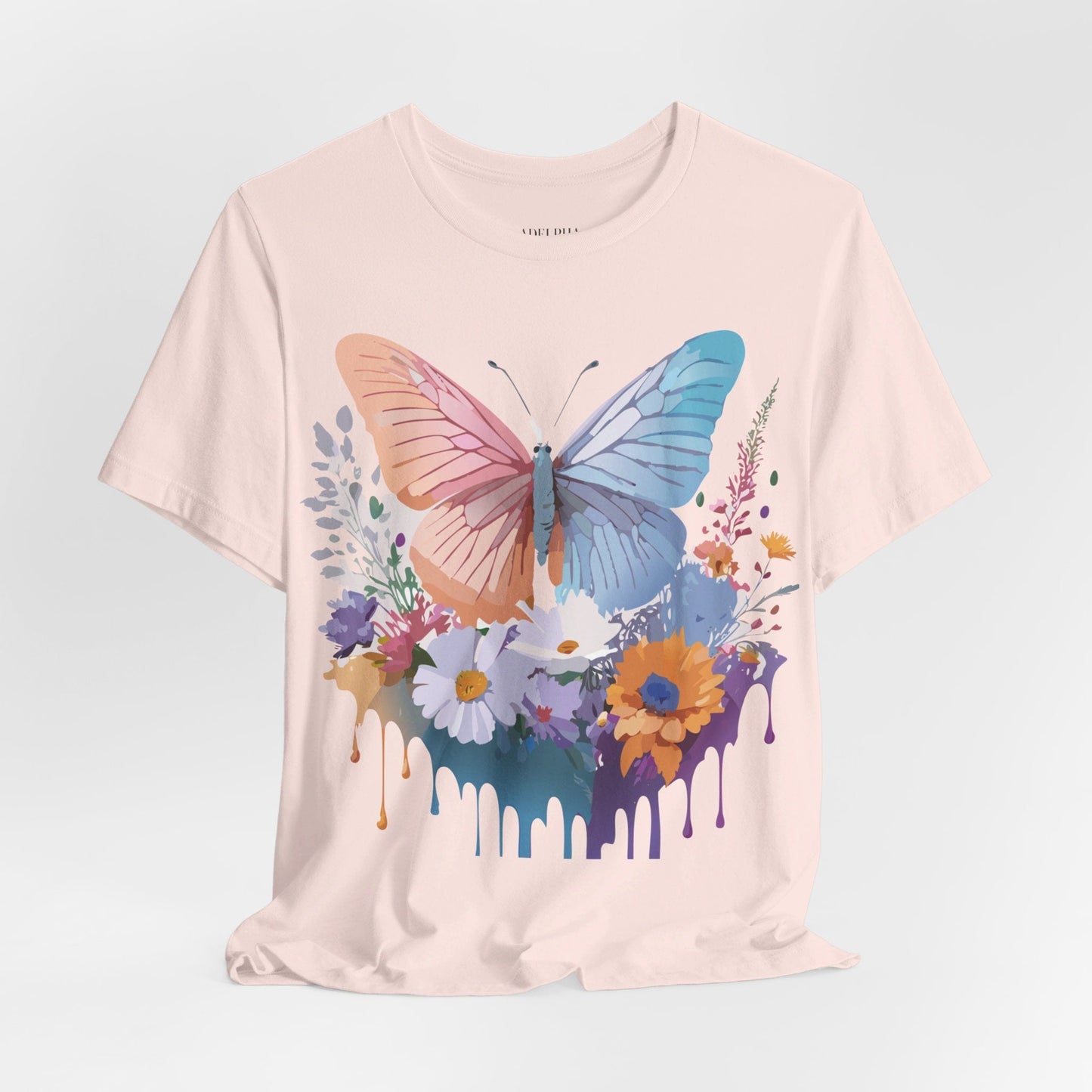 Butterfly Graphic T Shirt Unisex Adelpha Artwork Tee Vintage Style