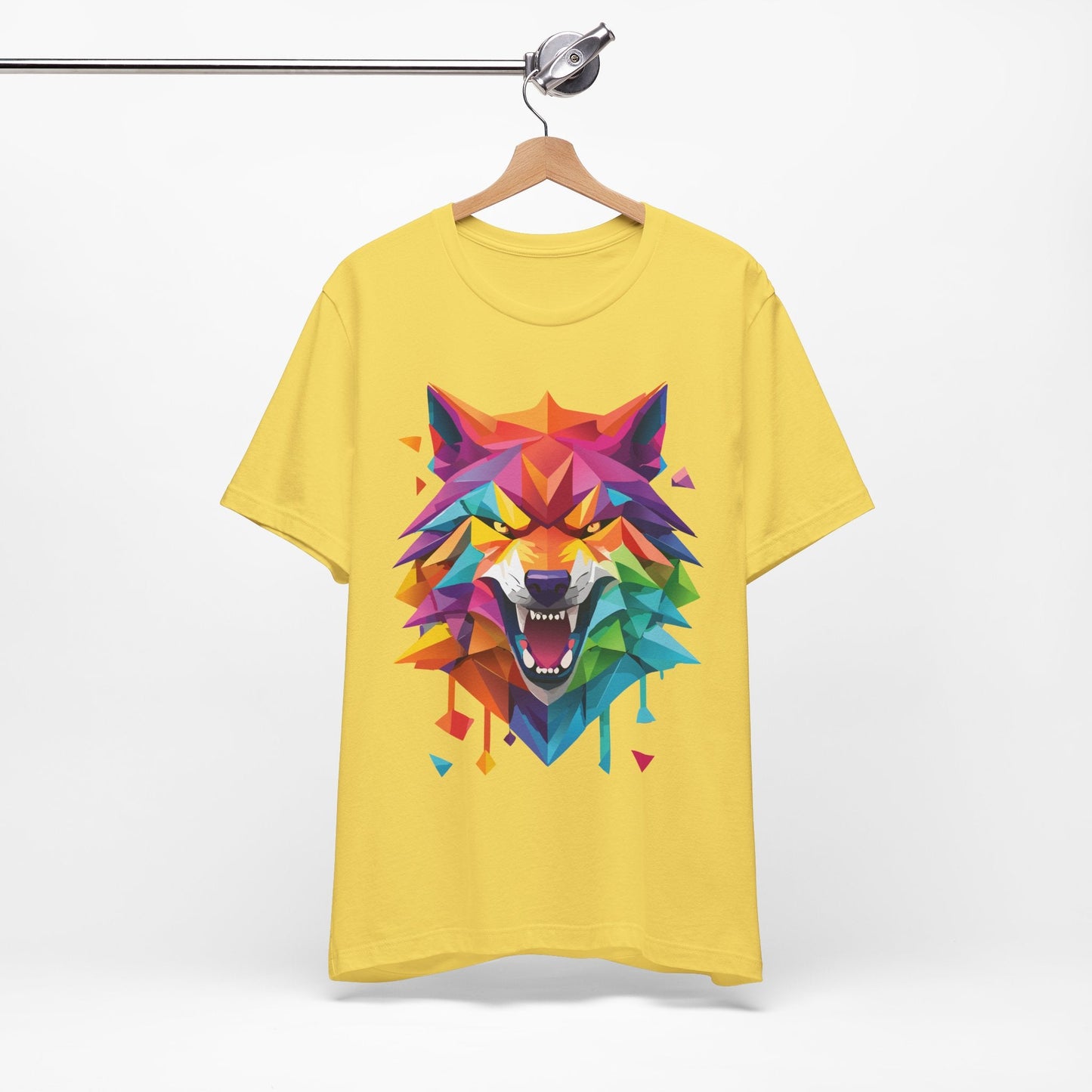 Unisex Animal Shirt With Art Design And Wild Animals Print Tee Short Sleeve Premium