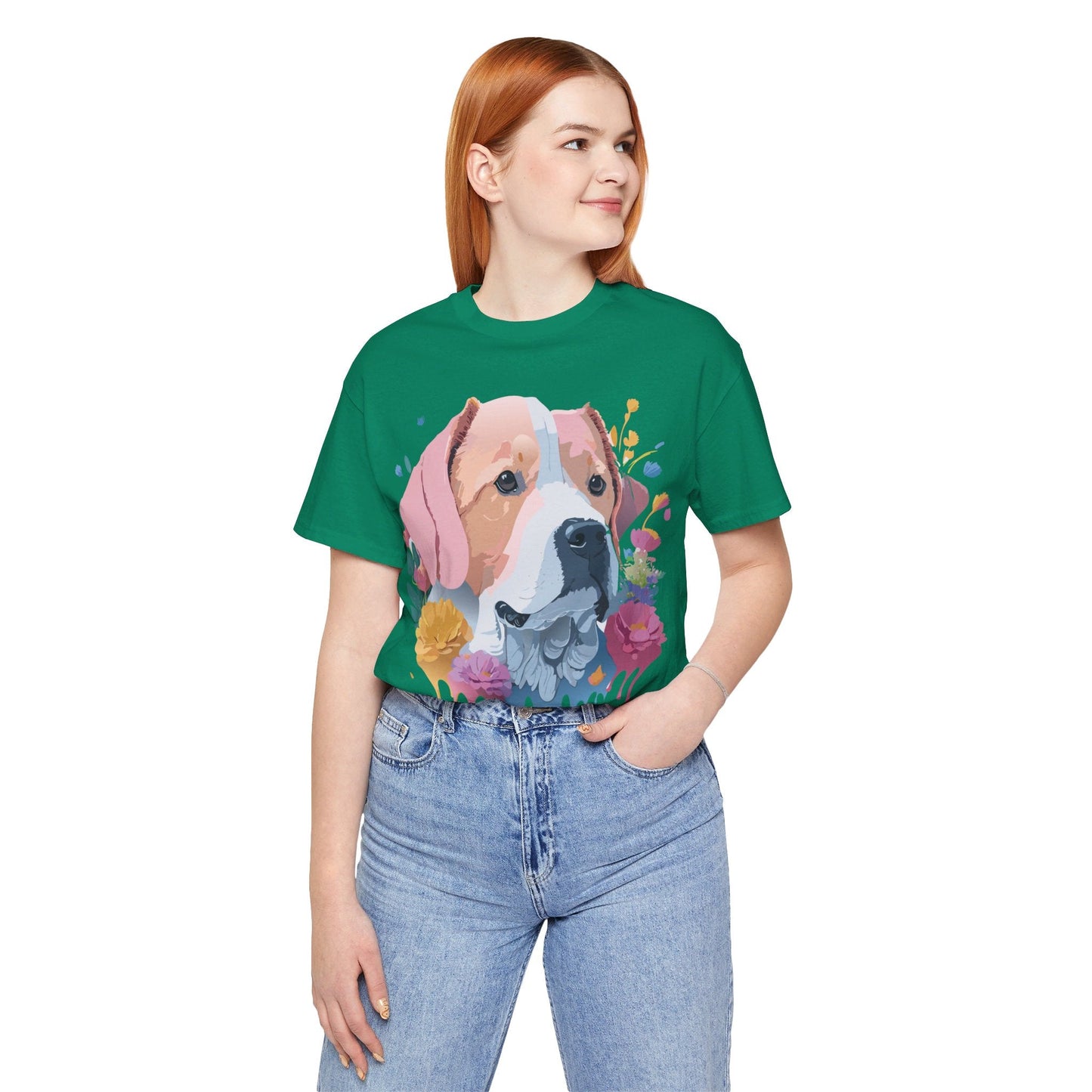 Dog Graphic Unisex 100 Cotton T-Shirt 9