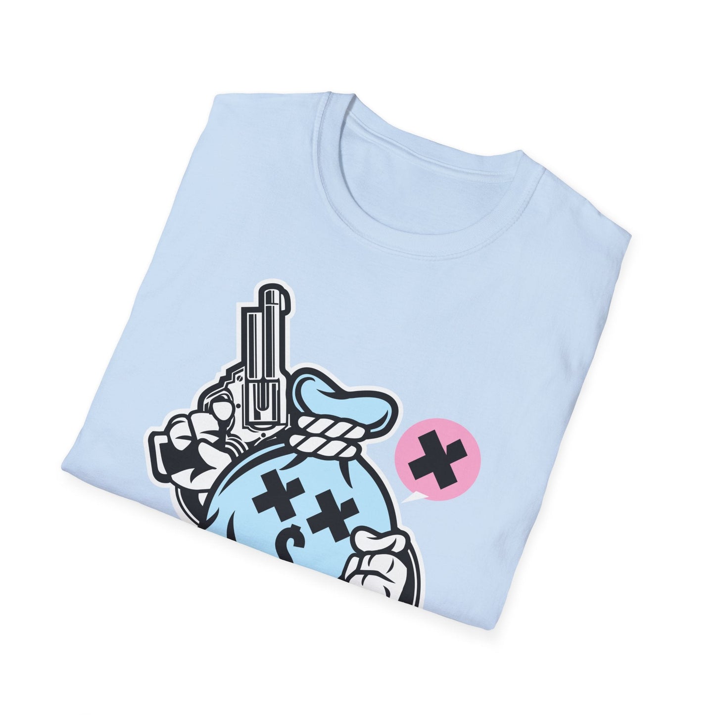 Cartoon T Shirt Animation T Shirt Funny Tee Unisex Gildan Softstyle 64000 100 Percent Cotton