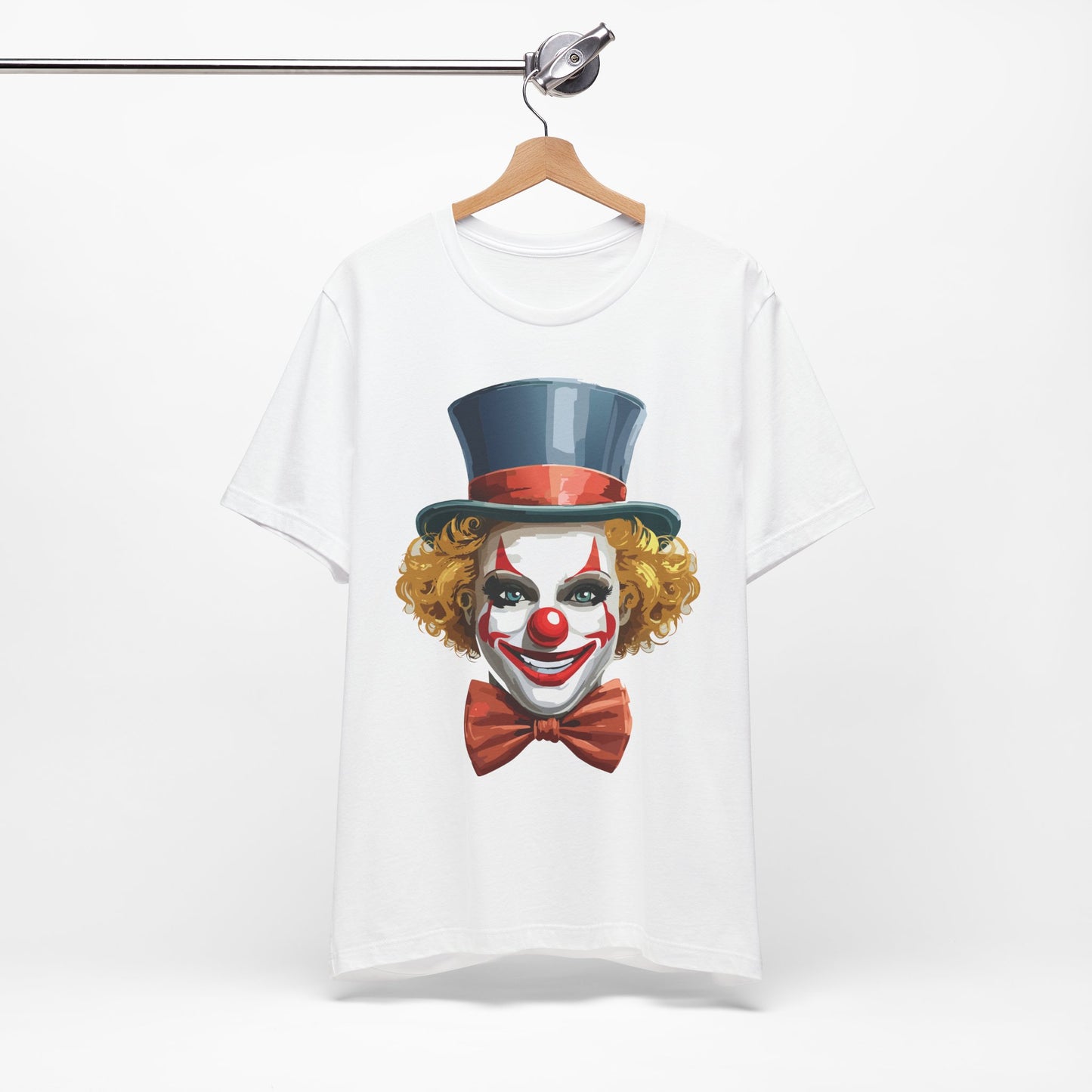 Clown Shirt, Funny Shirt, T-Shirt with Clown, Funny Art Design Tee, Circus Tees, Circus T-Shirt, Unisex Humor Wear 11