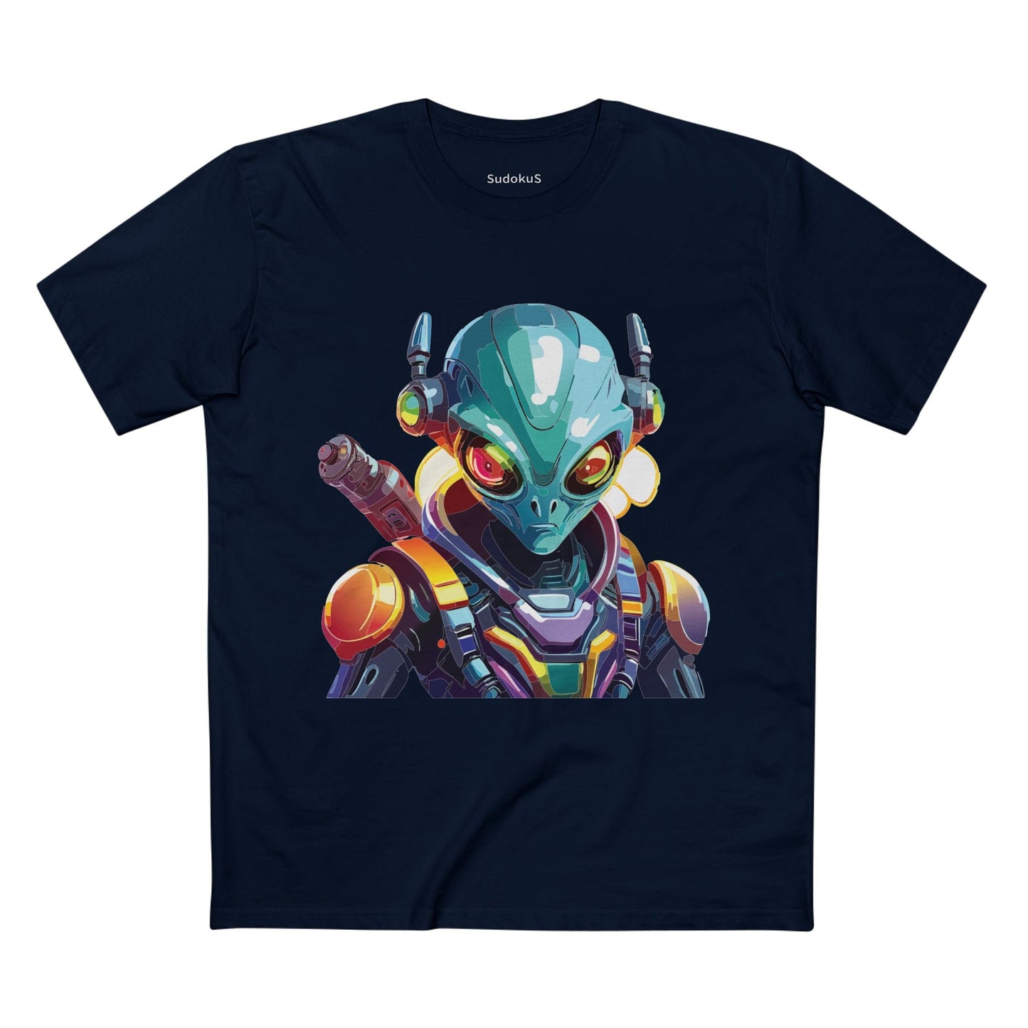 Aliens Graphic Unisex 100 Cotton Staple Tee 4