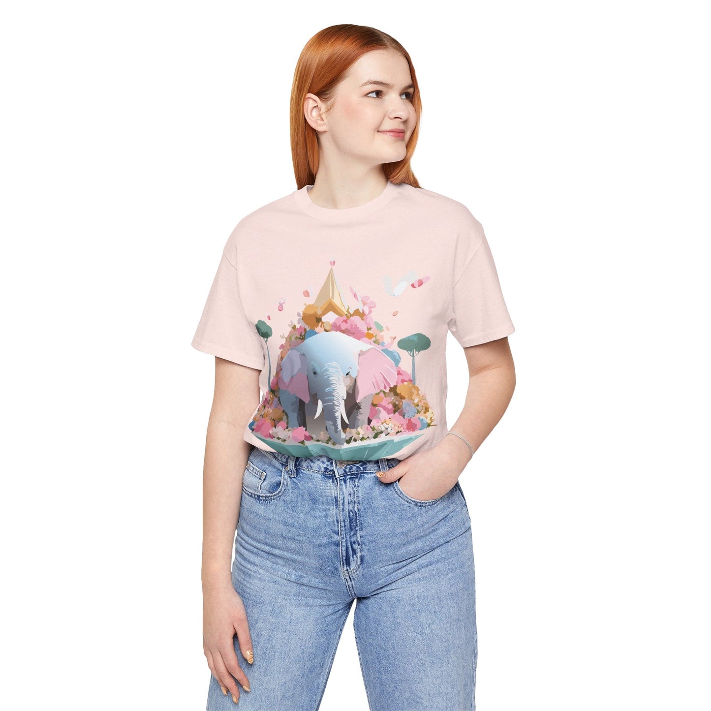 Elephant Graphic Tee Unisex Jersey Short Sleeve Adelpha Vintage Inspired Artwork