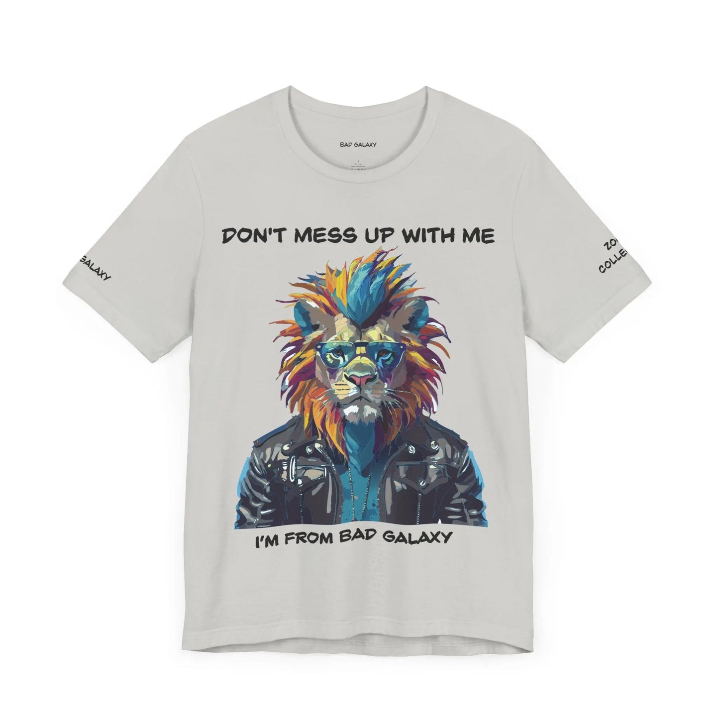 Bad Galaxy Animal T Shirt 100 Percent Cotton Eco Friendly Ink USA Printed Durable Stitching