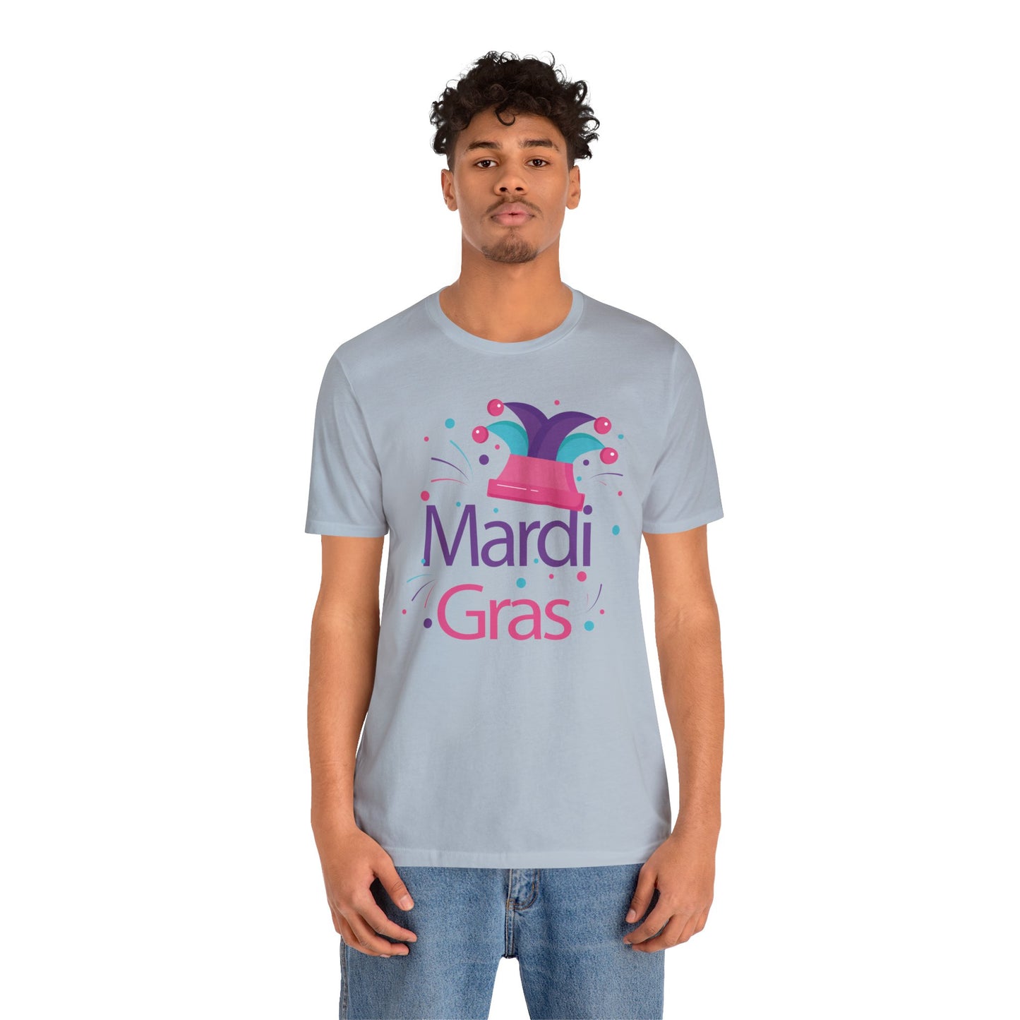 Tee-shirt en coton unisexe pour Mardi Gras