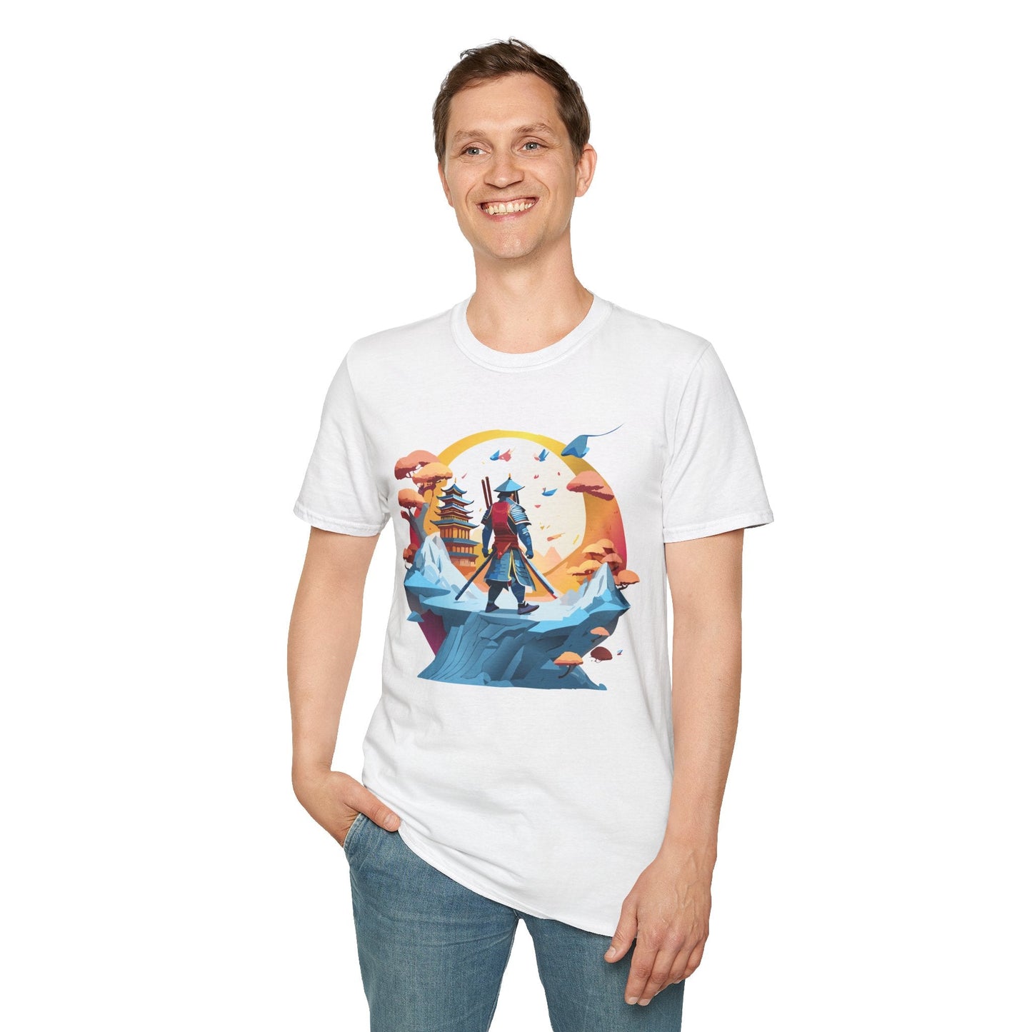 Samurai Shirt Unisex T Shirt Softstyle 64000 Gildan Tee For Everyday Comfort Durable Breathable