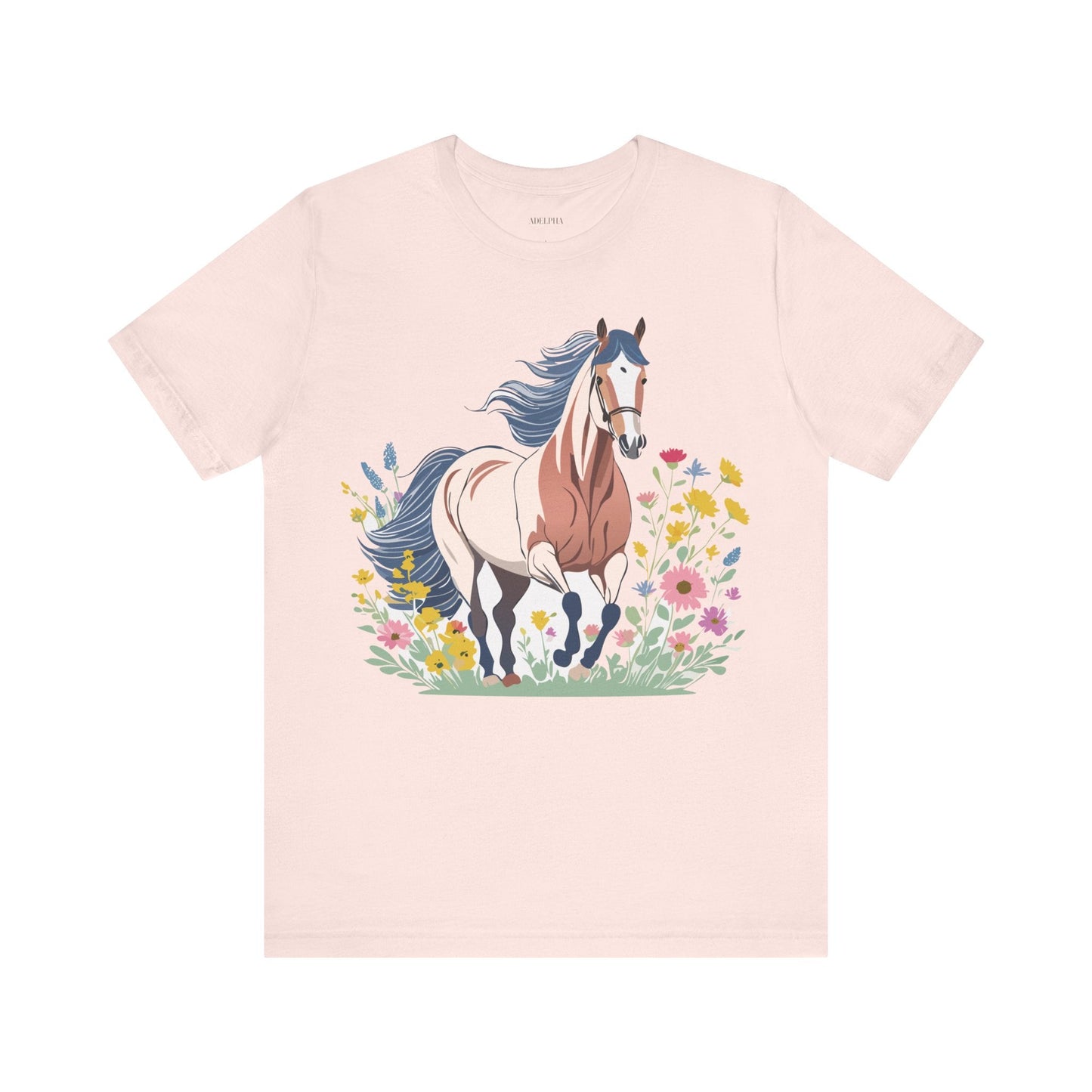 Horse Graphic Unisex 100 Cotton Vintage Animal Art T-Shirt 11