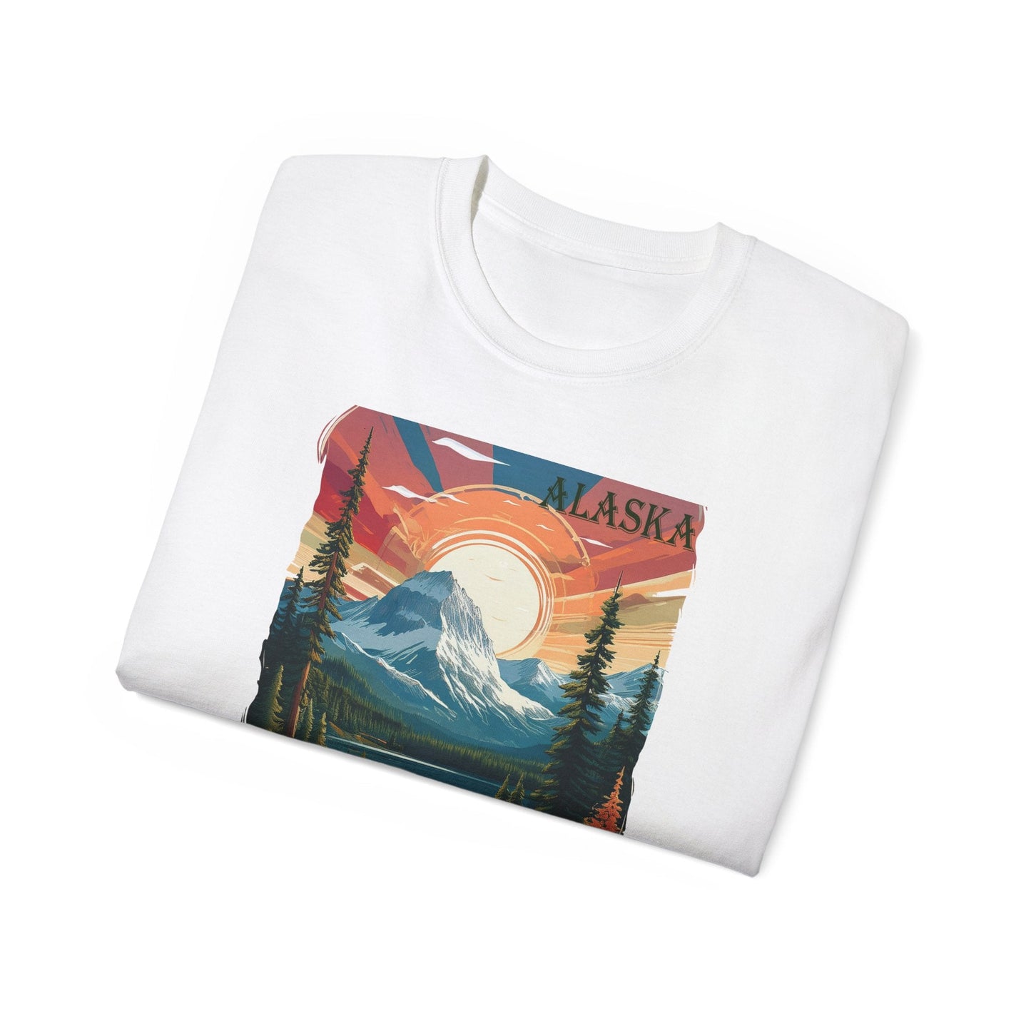Alaska Graphic Unisex Cotton T‑Shirt 4