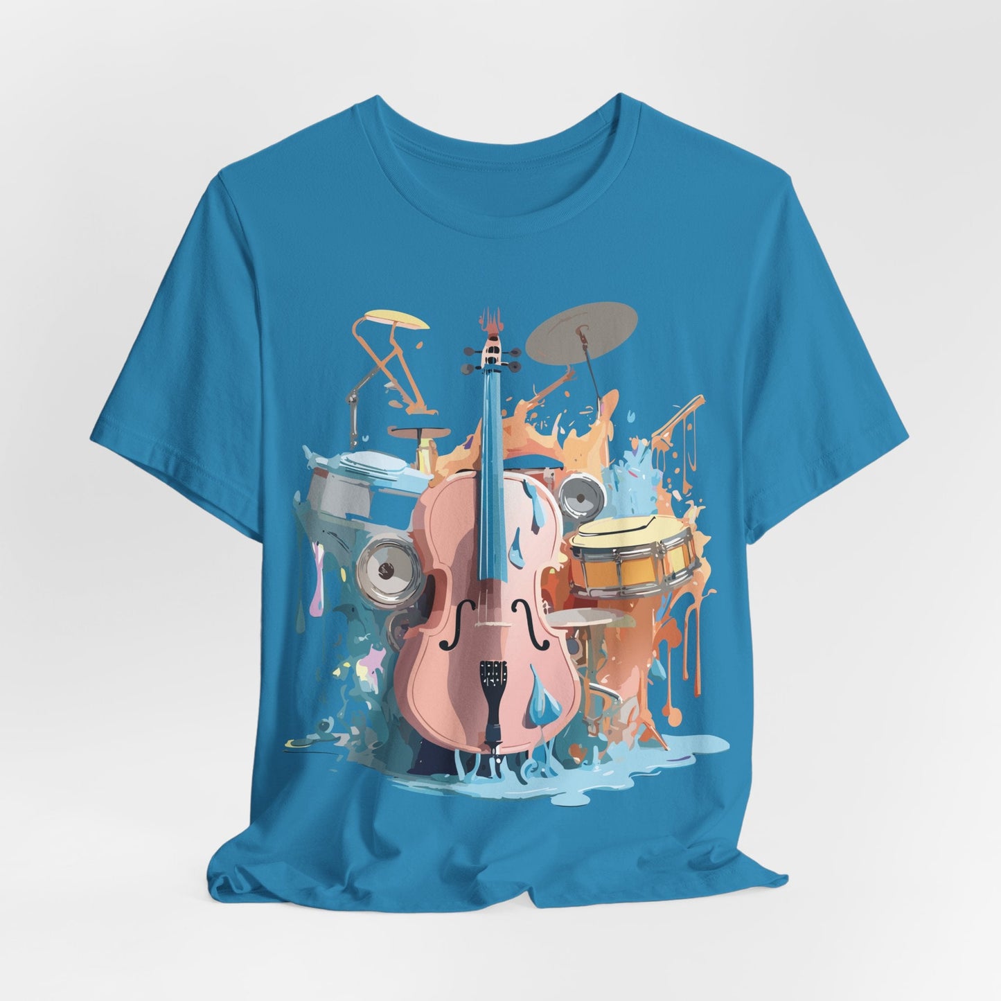 Adelpha Graphic Music T Shirt Unisex Jersey Short Sleeve Tee Art Design Premium Vintage Inspired