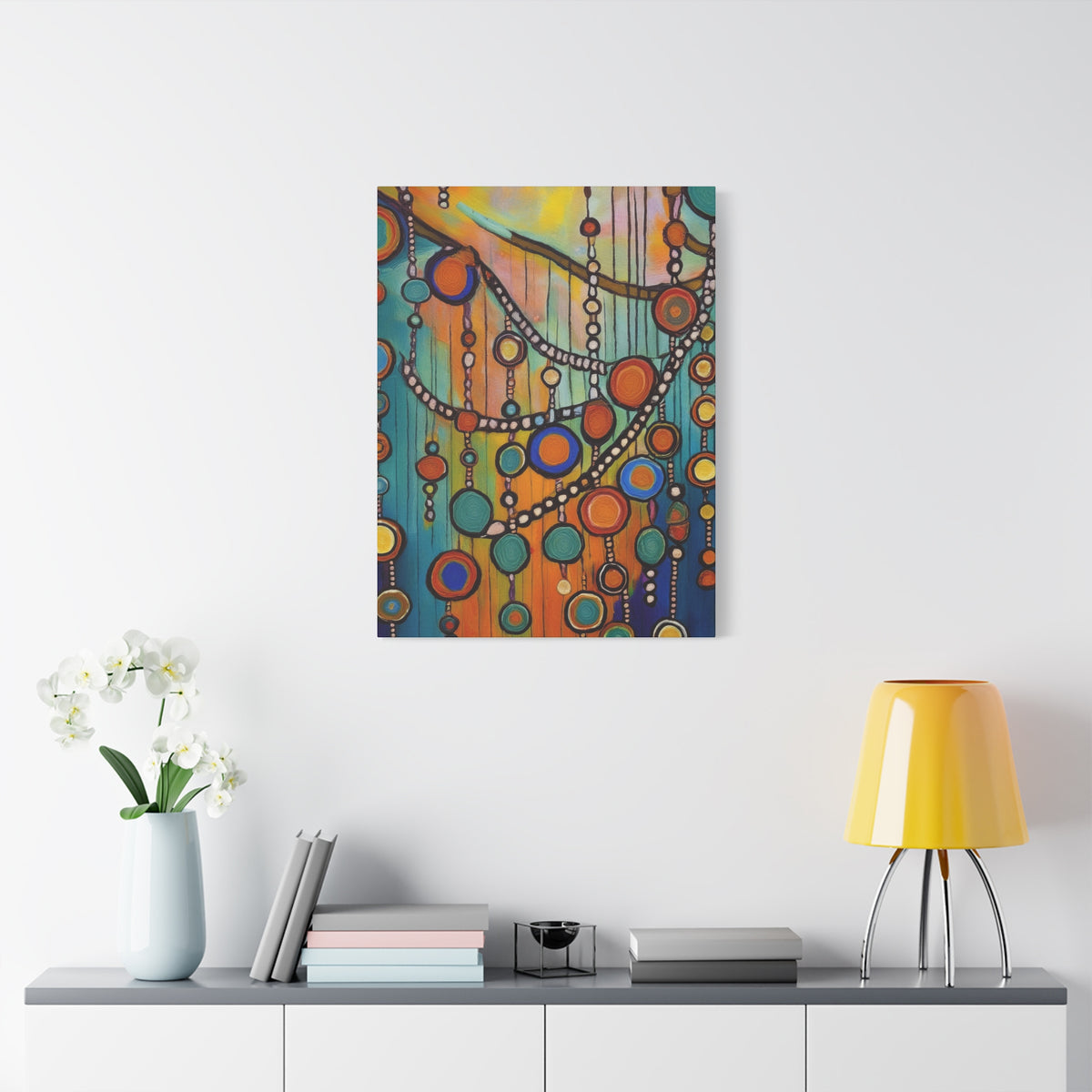 Abstract Oil Painting Print Canvas 20x24,20x30,24x30 24x32,24x36,30x40 32x48,36x48,40x60 Pine-Wood Inner Frame ABS-100