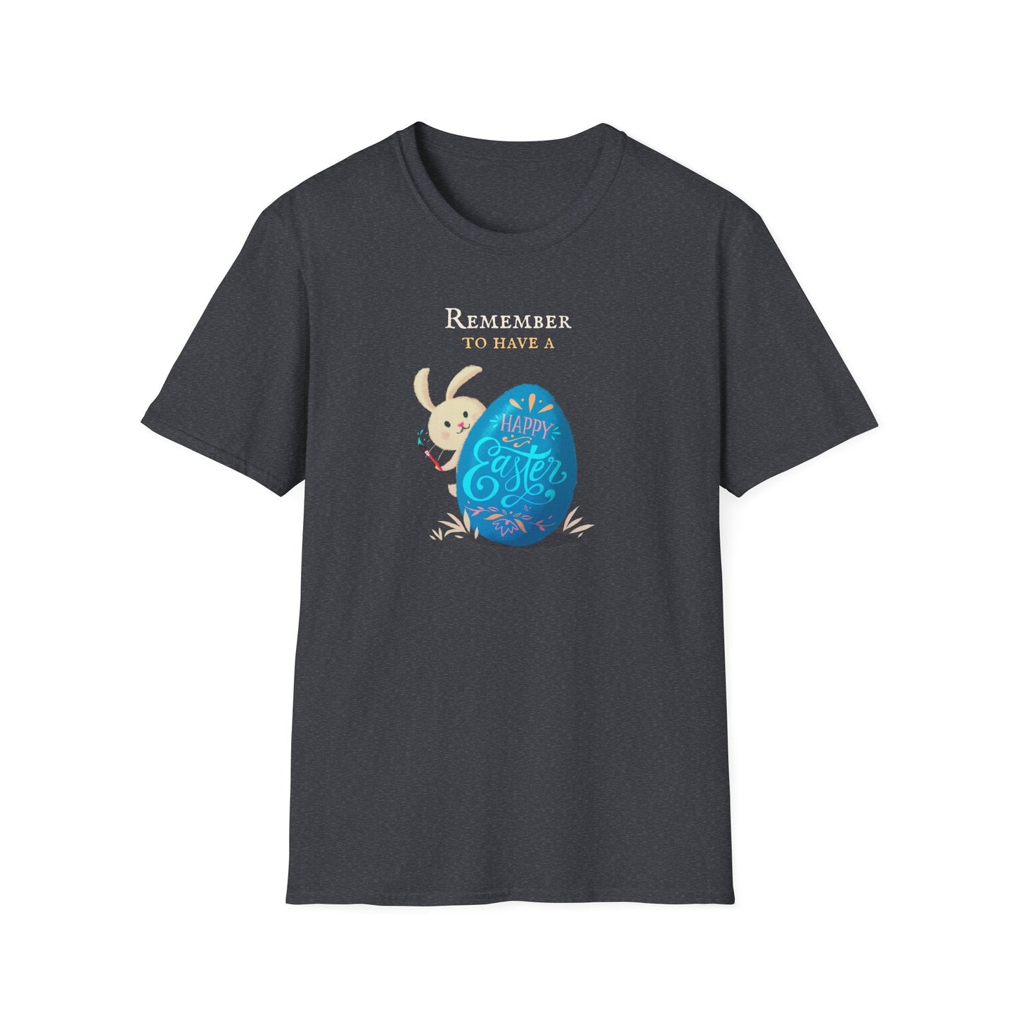Easter Bunny Egg T Shirt Unisex Softstyle Tee With Easter Signature Prints And Design