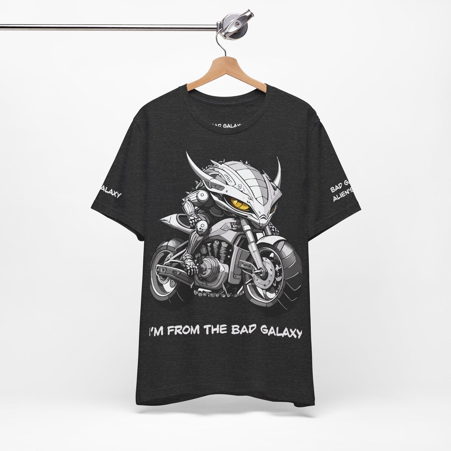 Alien Tee Shirt From Bad Galaxy 100 Percent Cotton Eco Friendly Inks Made In USA