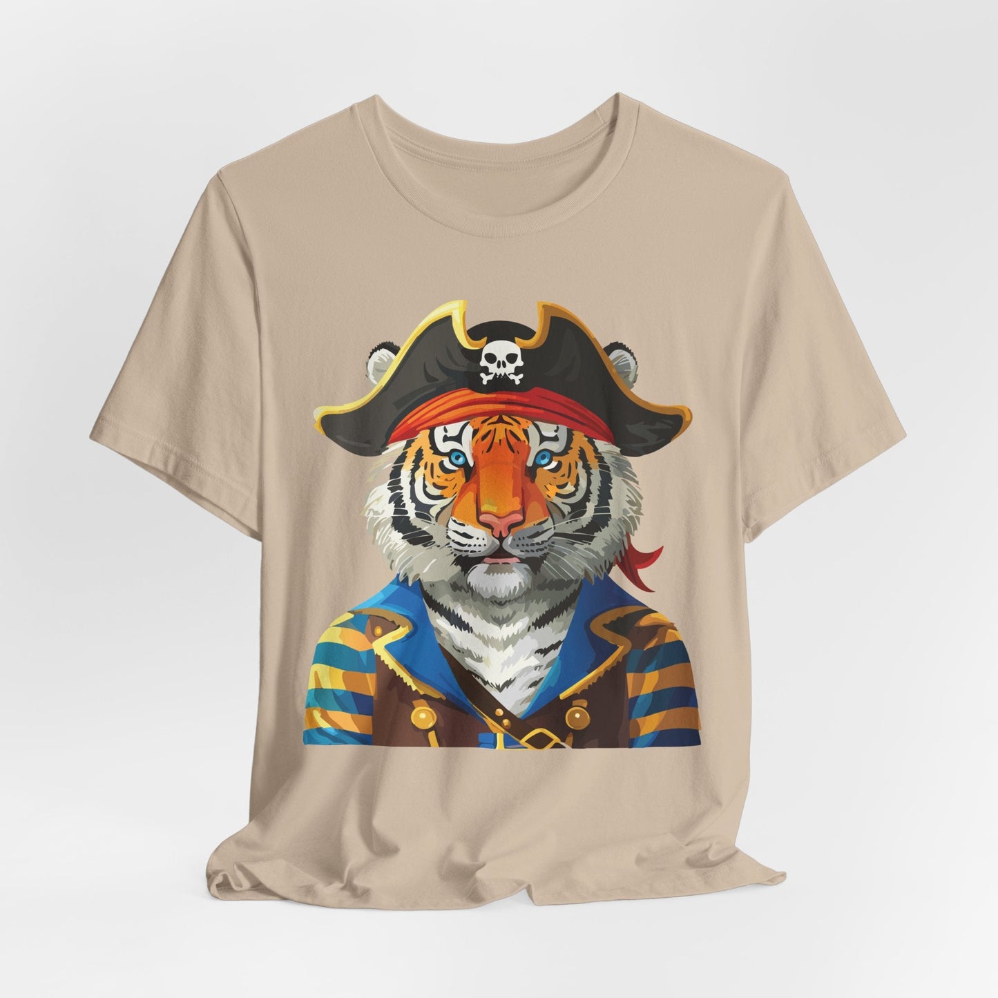 Unisex Animal Tee Shirt Art Design With Wild Animals Gildan Softstyle Cotton T Shirt