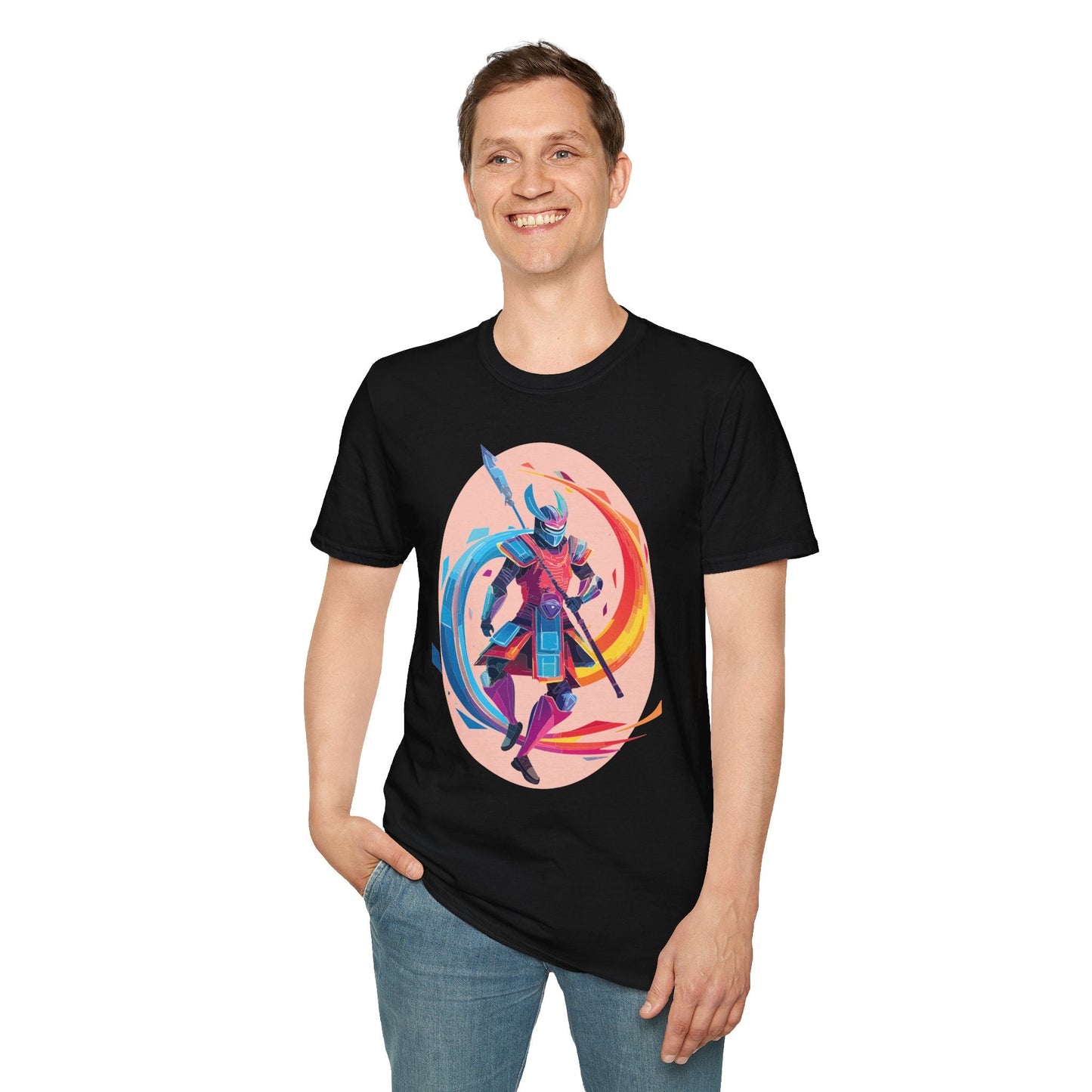 Samurai Shirt Unisex Softstyle T Shirt 64000 Cotton Breathable Everyday Comfort Fit
