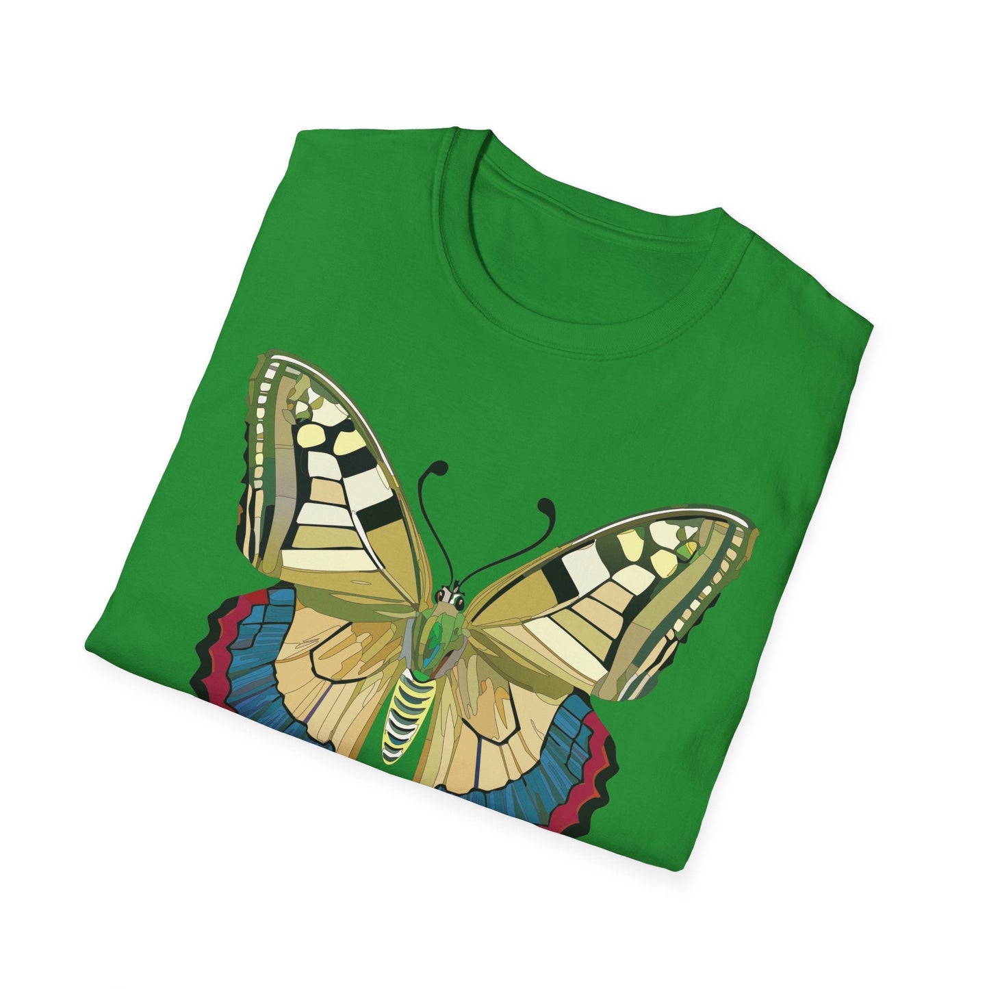 Butterfly T Shirt Unisex Monarch Design Soft Cotton Gildan 64000 Short Sleeve Tee