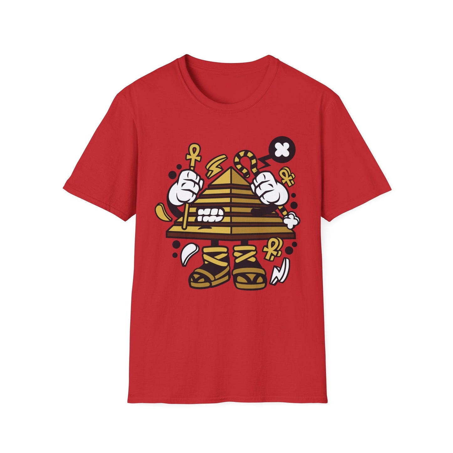 Cartoon T Shirt Animation T Shirt Funny Tee Shirt Short Sleeve Unisex Gildan Softstyle 64000 Cotton
