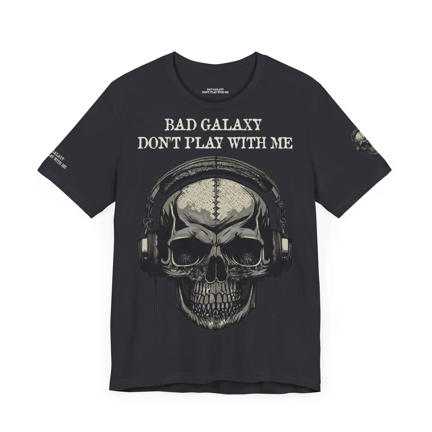 Skull T Shirt From Bad Galaxy 100 Percent Cotton Eco Friendly Made In USA With Durable Stitching