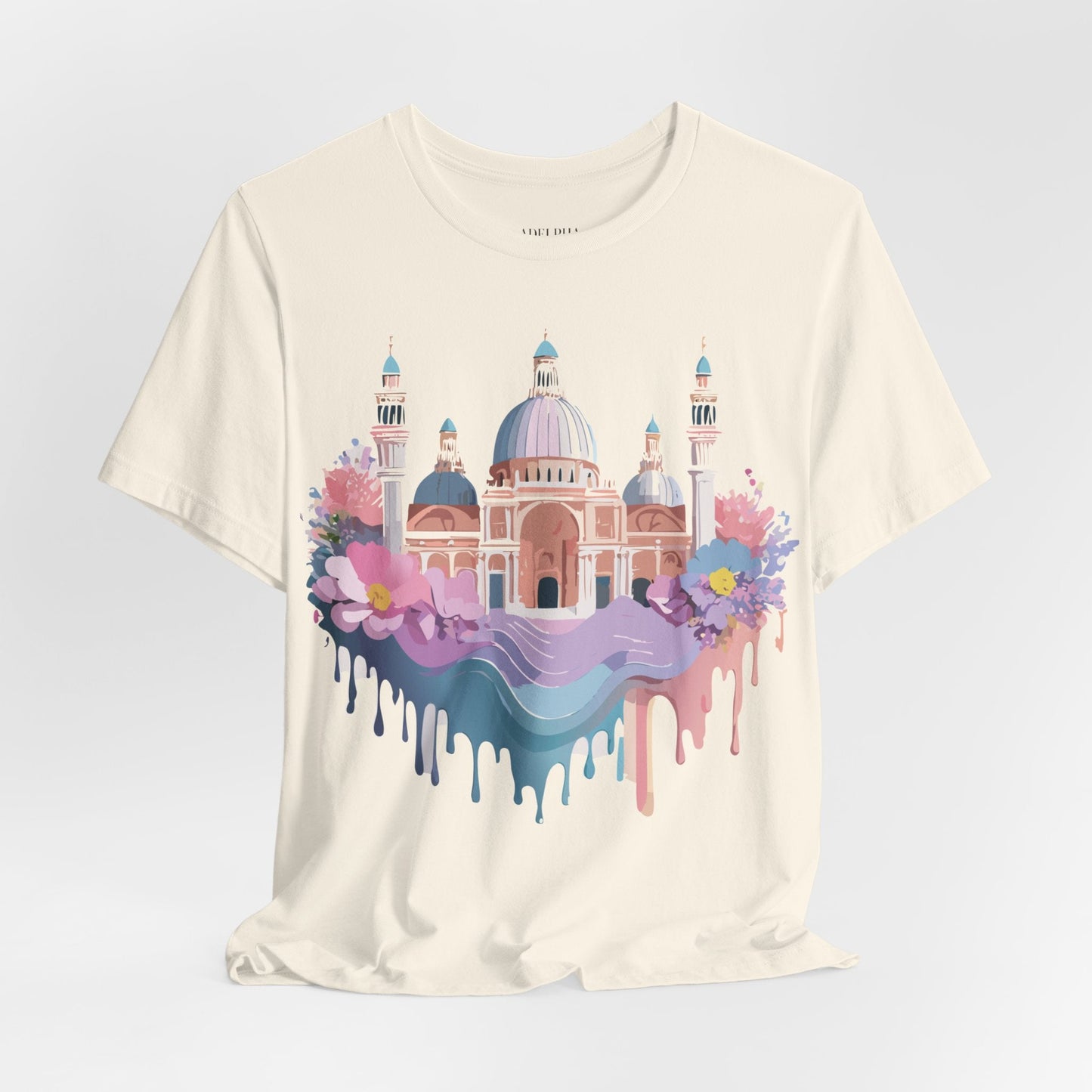 Venice Tourist Graphic Tee Unisex Jersey Short Sleeve Art By Vintage Style