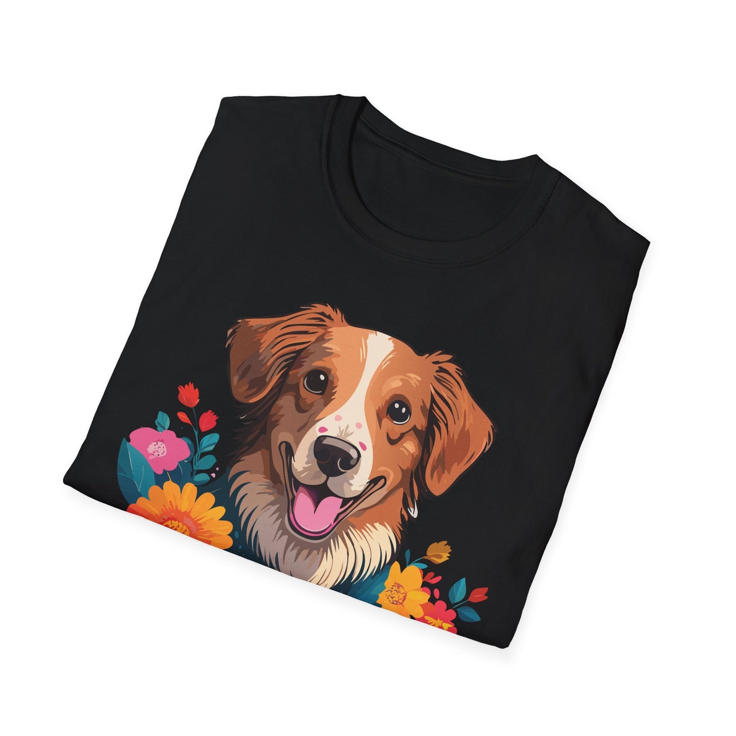Dog Shirt Unisex Animal Tee Short Sleeve Gildan Softstyle 64000 Cotton Tee