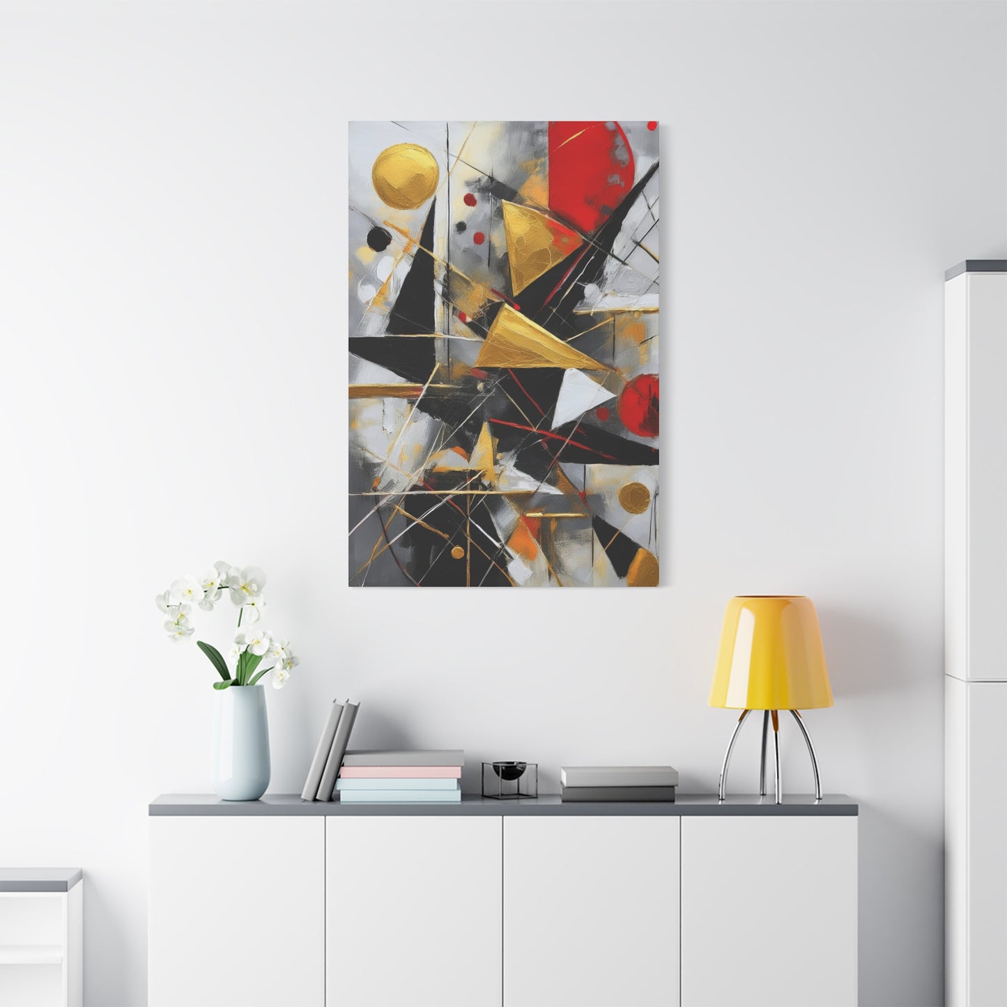 Abstract Oil Painting Print Canvas 20x24,20x30,24x30 24x32,24x36,30x40 32x48,36x48,40x60 Pine-Wood Inner Frame ABS-187