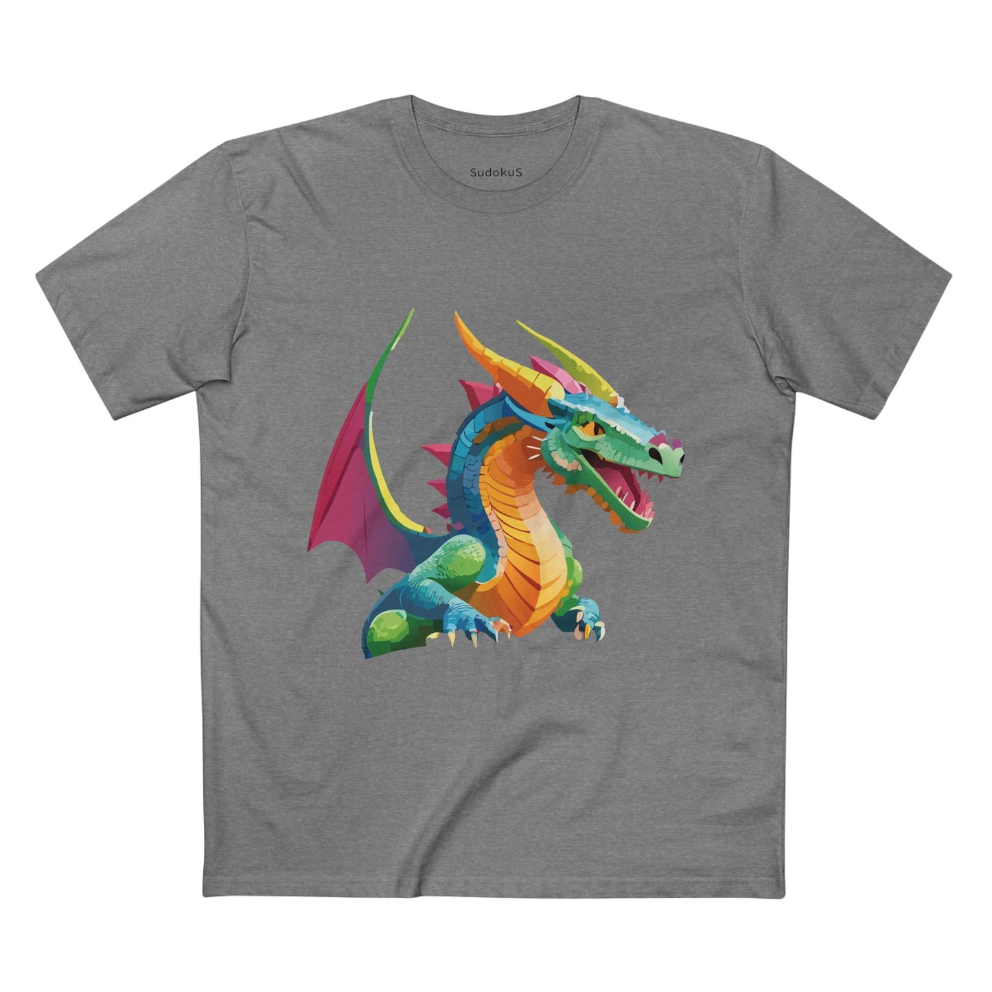 Dragon Graphic Unisex 100 Cotton Staple Tee 2