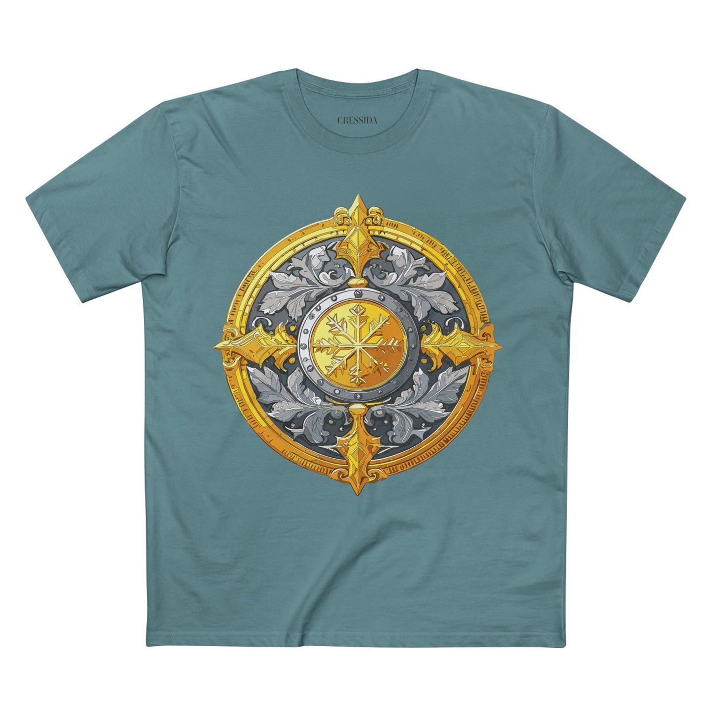 Antique Gold Coin Graphic Design T-Shirt Unisex 100 Cotton With Golden Print Artwork Tee 11