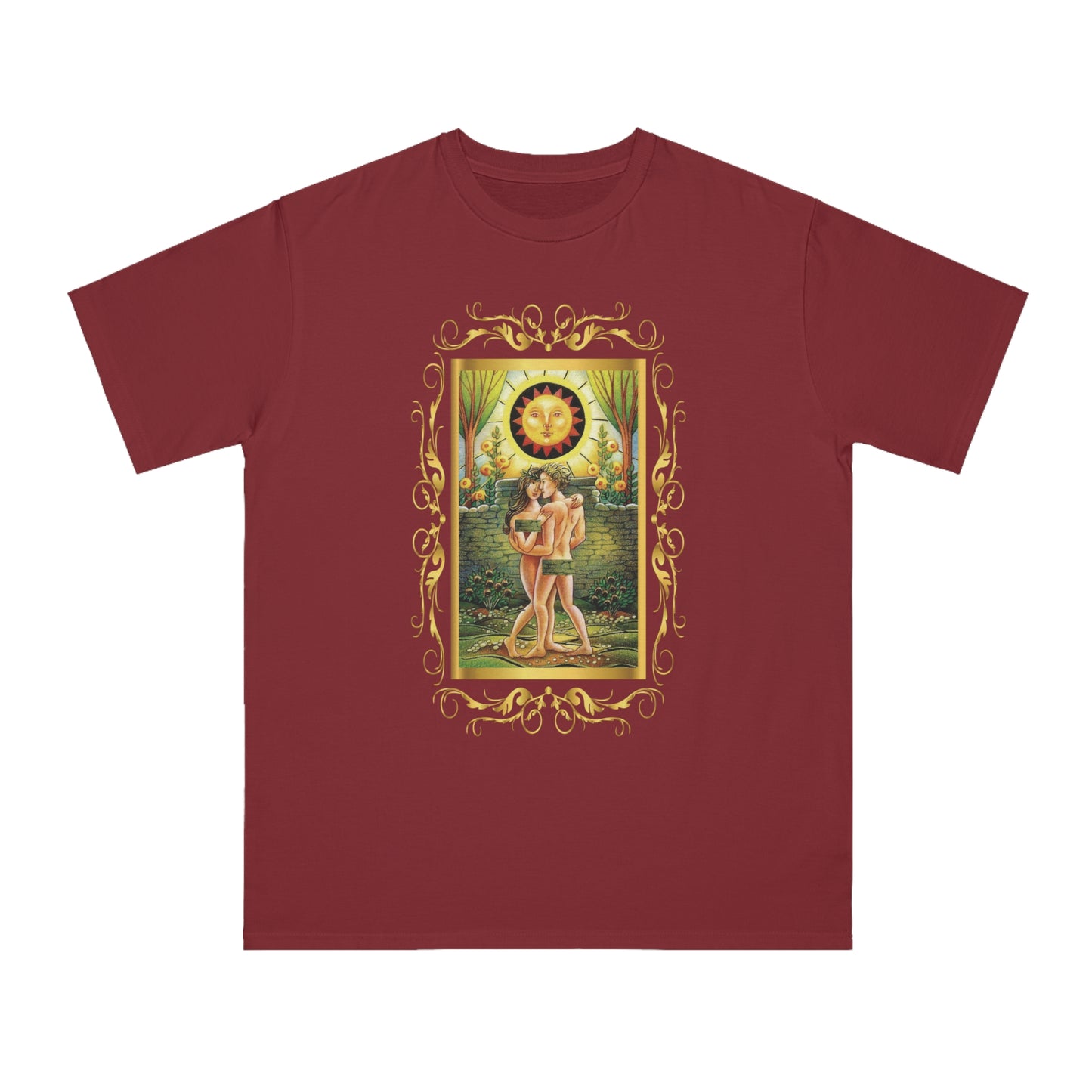 Camiseta unisex de algodón orgánico con cartas del tarot