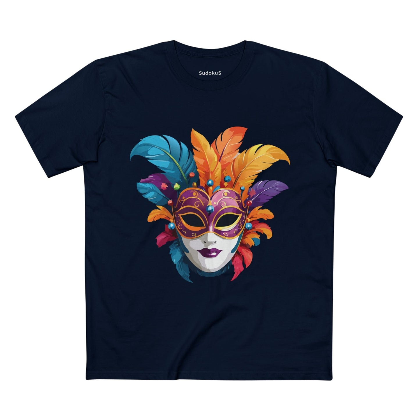 Mask Graphic Unisex 100 Cotton Staple Tee 38