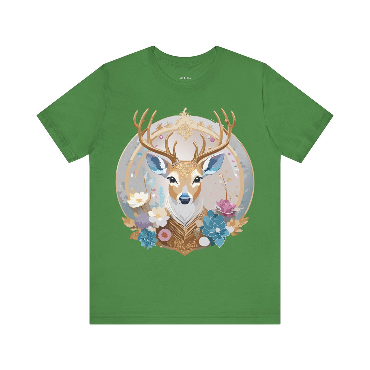 Medallion Graphic Unisex Cotton Bella+Canvas Tee with Art Design d78