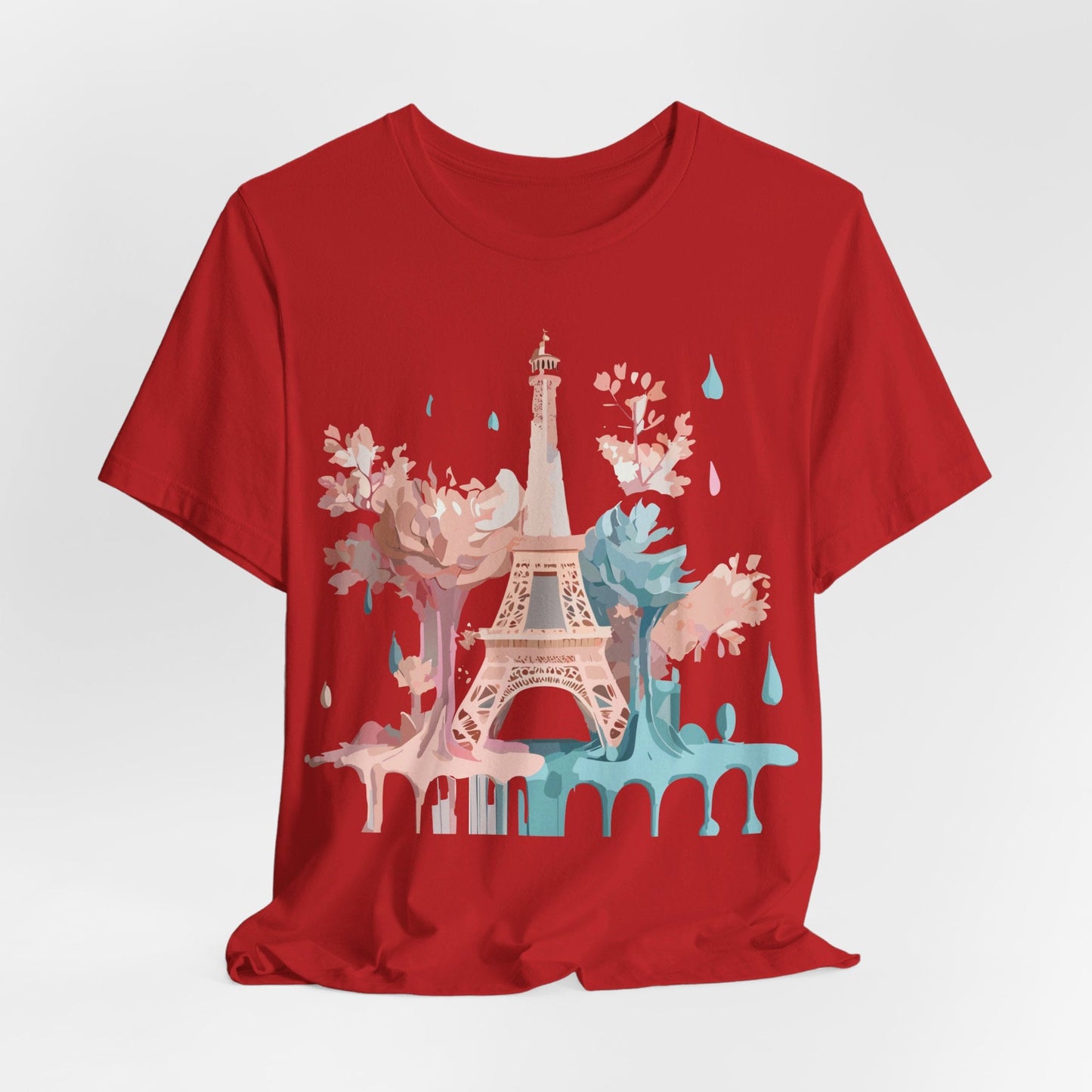 Unisex Paris Graphic Tee By Adelpha Vintage Inspired Tourist Shirt Short Sleeve Collection