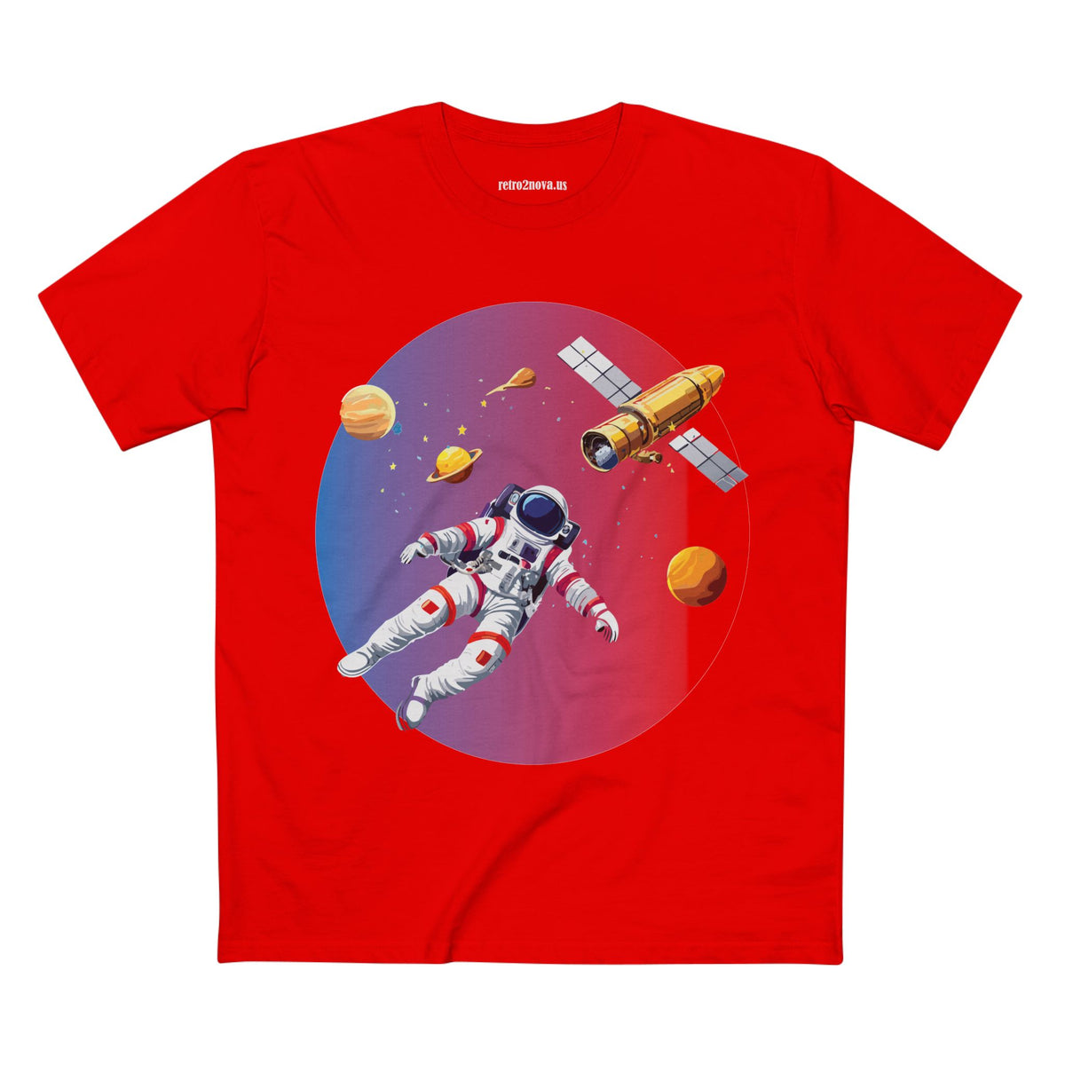 Cosmos Astronaut Graphic Tee Staple Unisex 100 Cotton Tee Shirt - CS-20