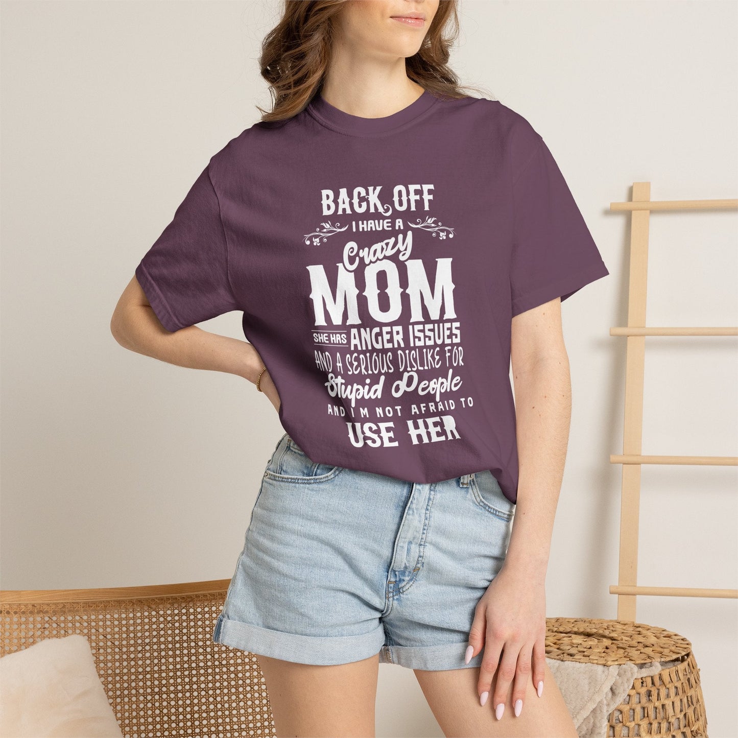 Mom T-shirt Mother's Day Mama Tee Unisex Comfort Colors Garment-Dyed Cotton h34
