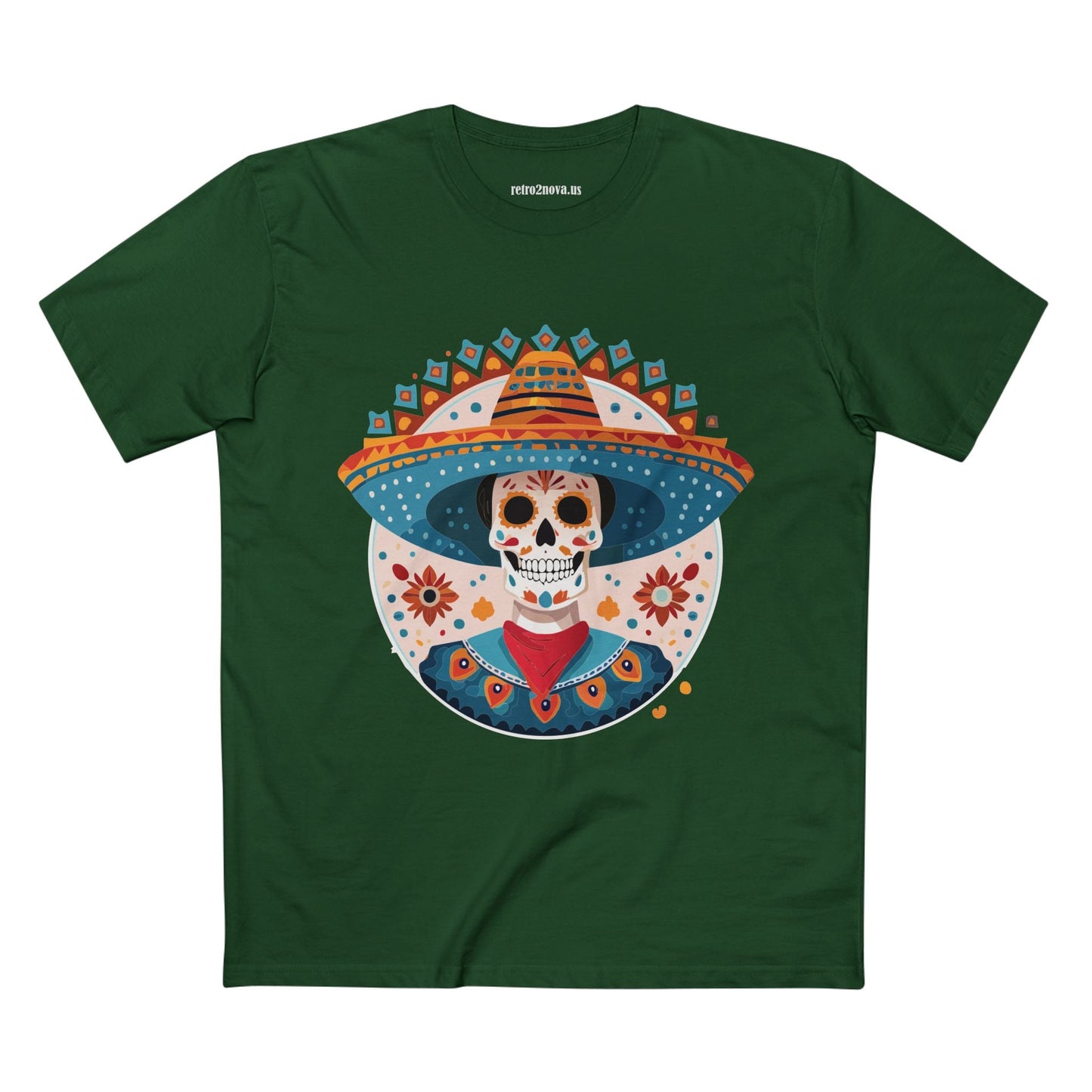 Skull Graphic Tee Unisex Premium Cotton Staple Tee With Original Art Design By Retro2Nova