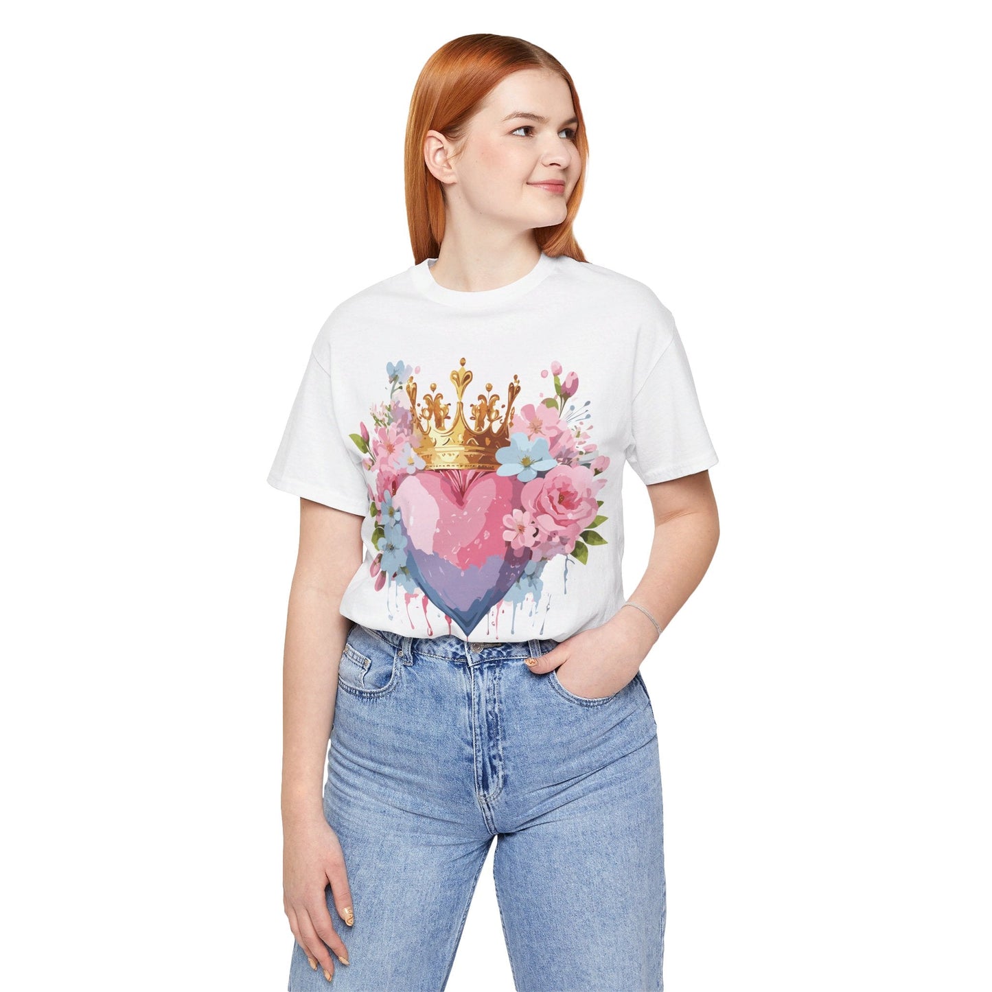 Valentine Graphic Tee Unisex Jersey Short Sleeve Adelpha Vintage Inspired Artwork