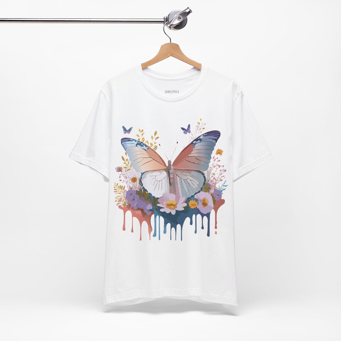 Butterfly Graphic Tee Unisex Vintage Art Design Adelpha Collection