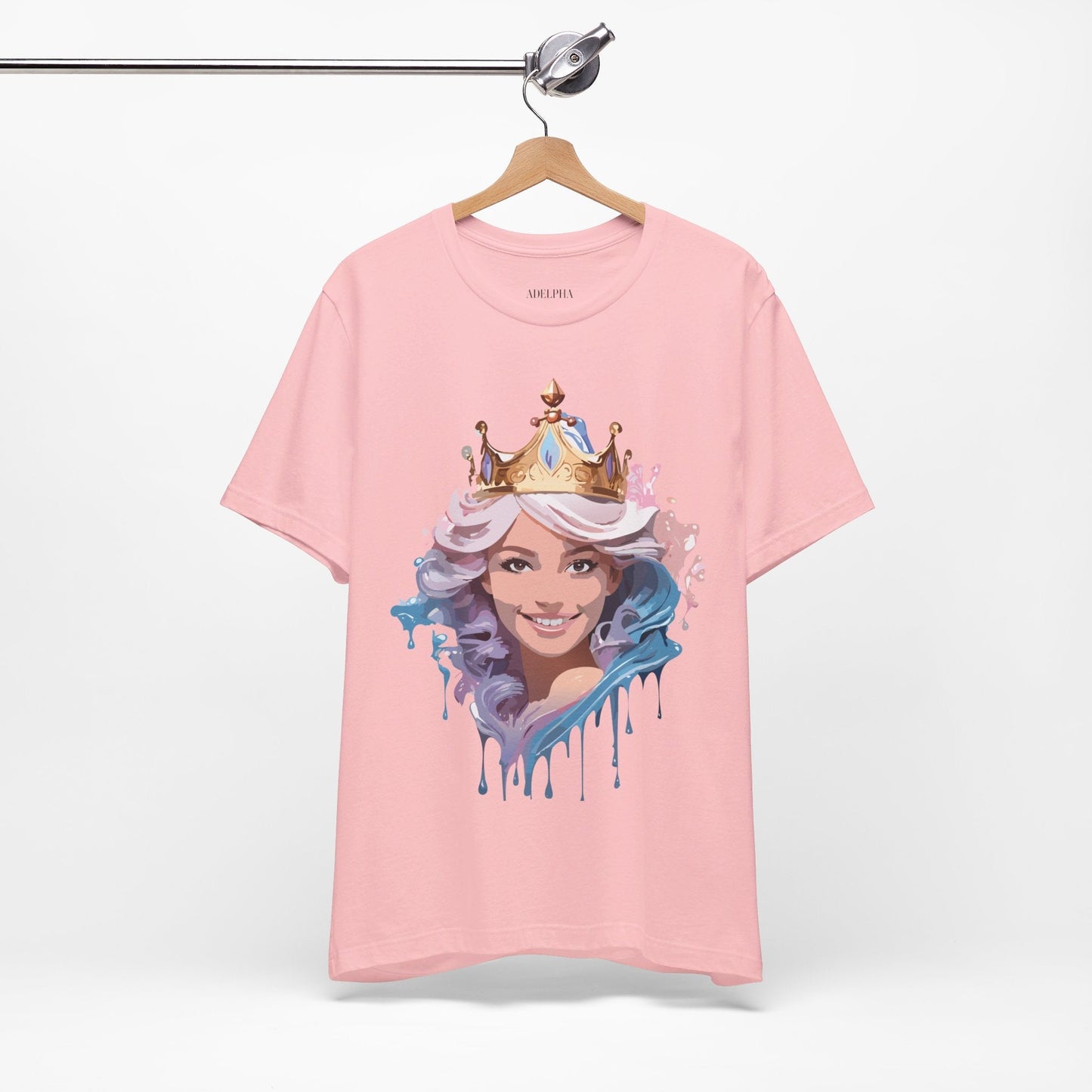 Queen Graphic Tee From Adelpha Vintage Inspired Art Design Unisex Jersey Short Sleeve